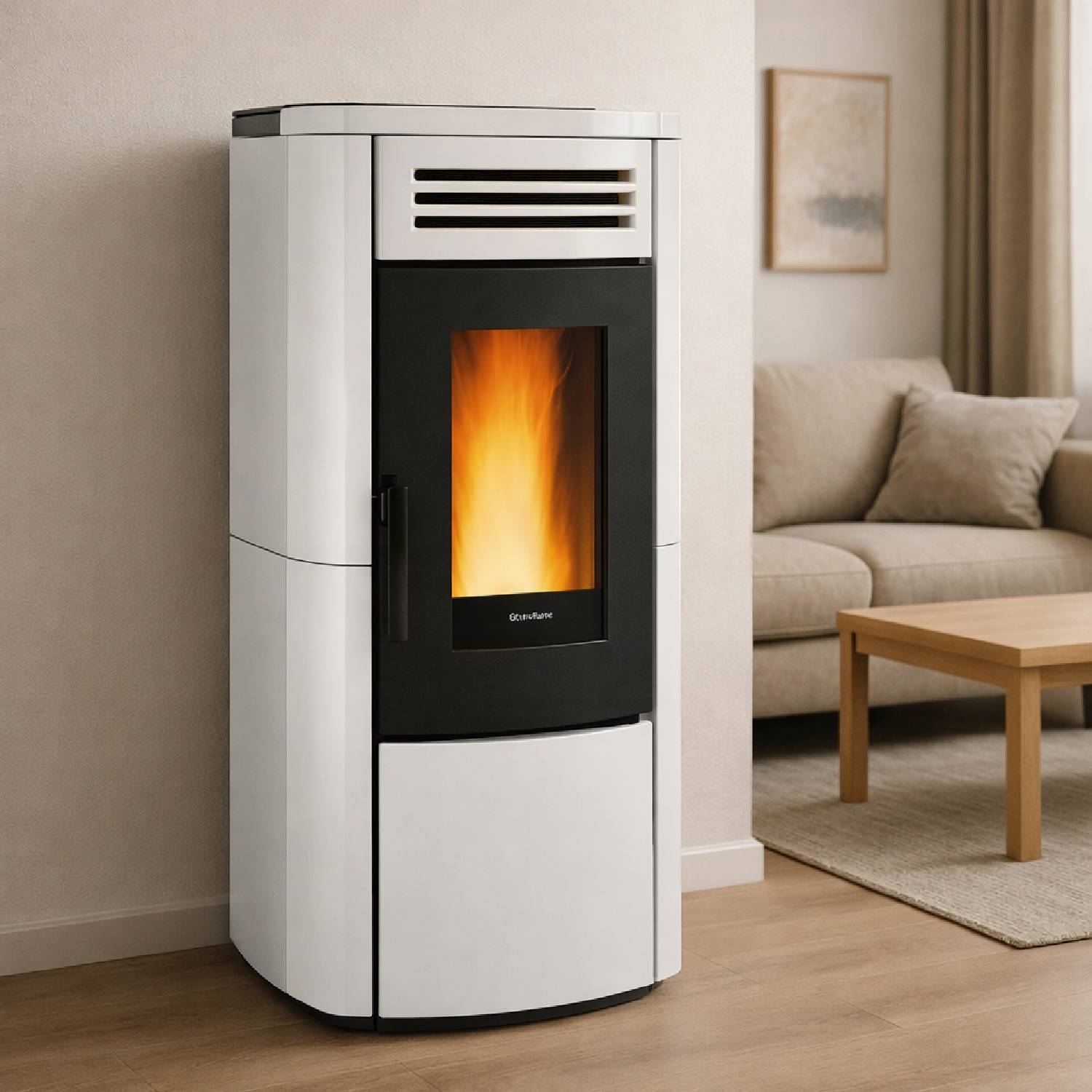Extraflame TERRY PLUS - Weiss Pelletofen EVOLUTION LINE