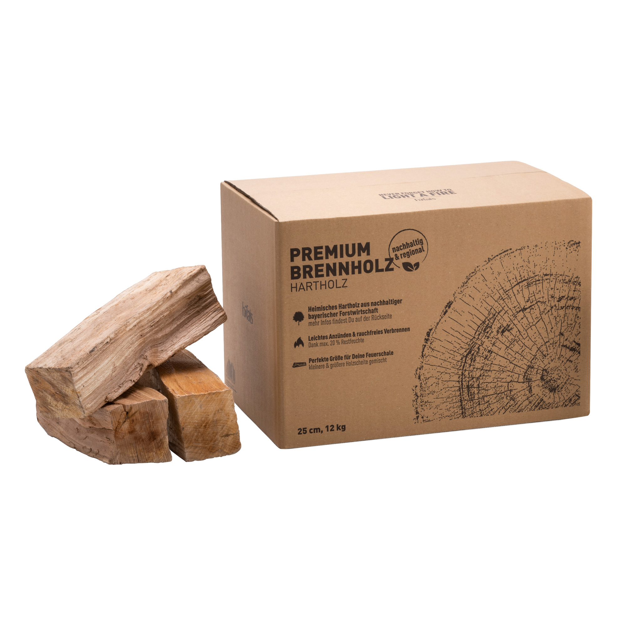 höfats Premium Brennholz 12kg