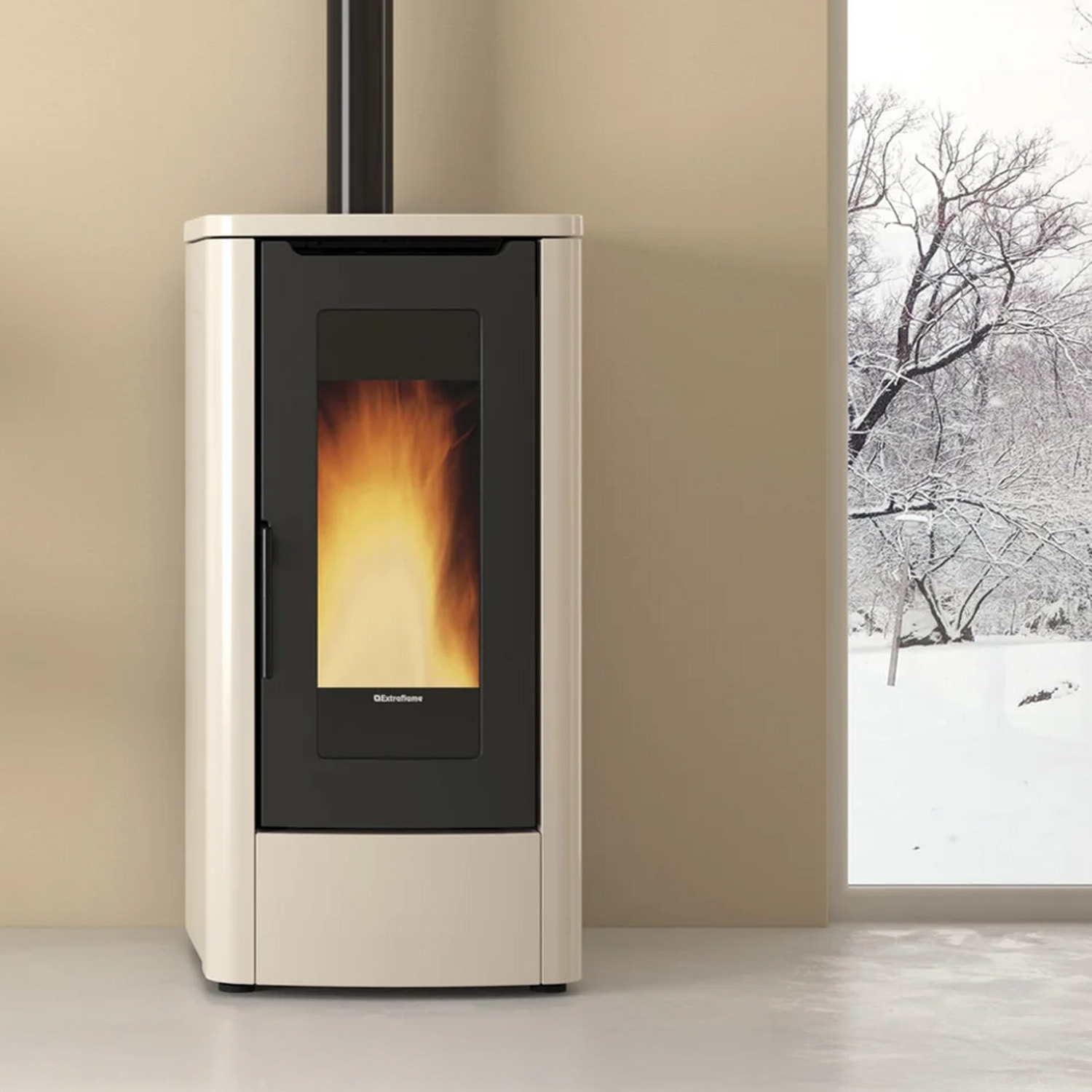 Extraflame TEOREMA PLUS AD - ivoire Poêle à granulés