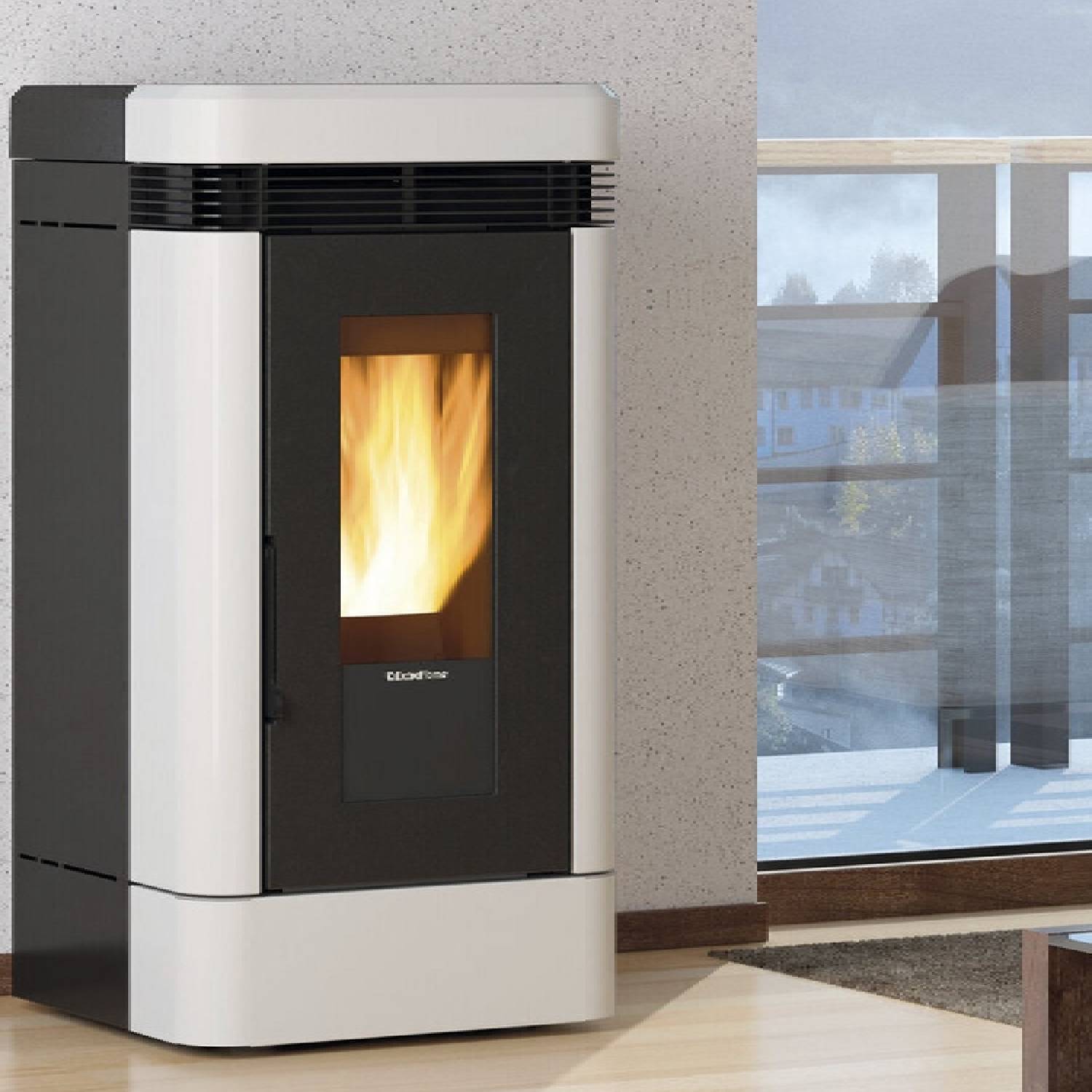 Extraflame LUCIA.16 - Weiss Pelletofen