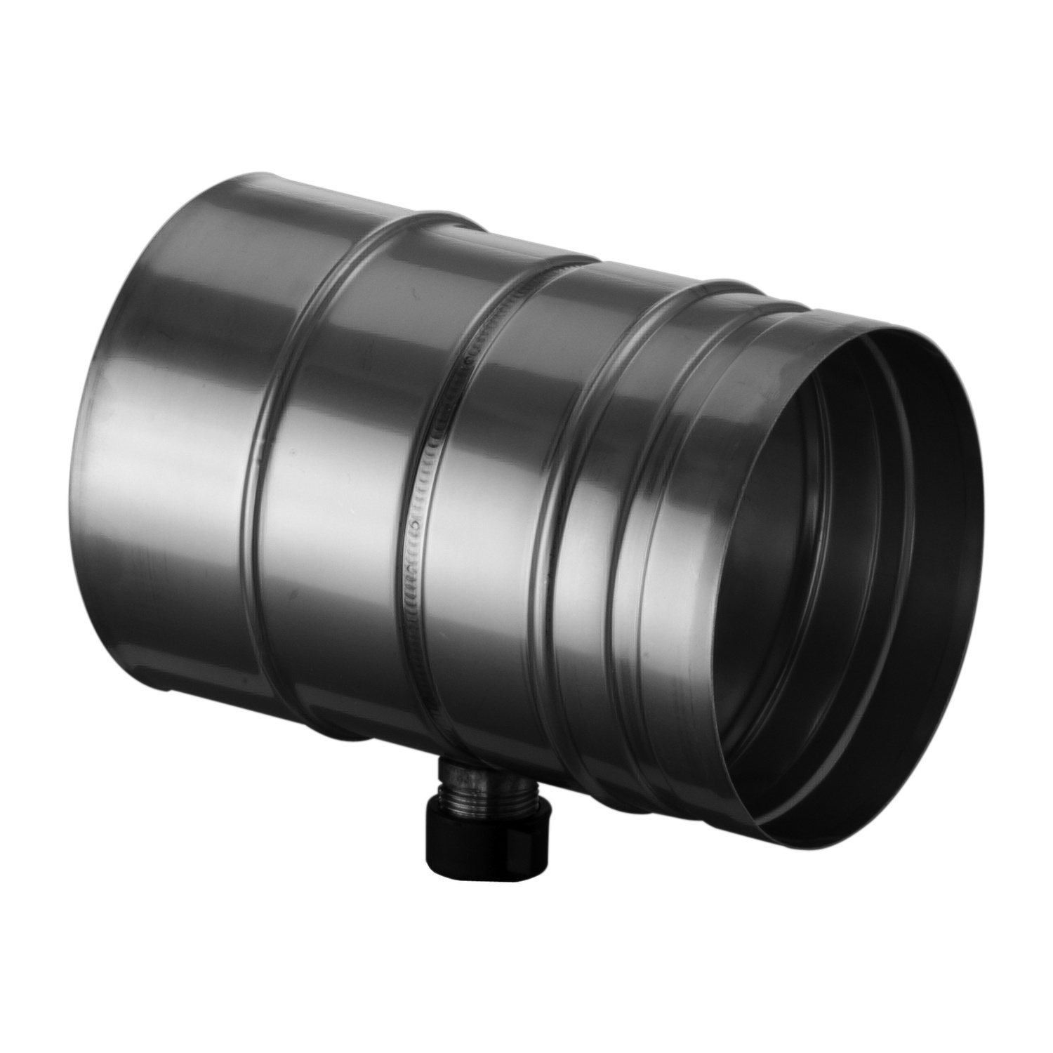 Schiedel PRIMA PLUS élément de tube 200mm Ø150 mm avec évacuation des condensats simple paroi mat