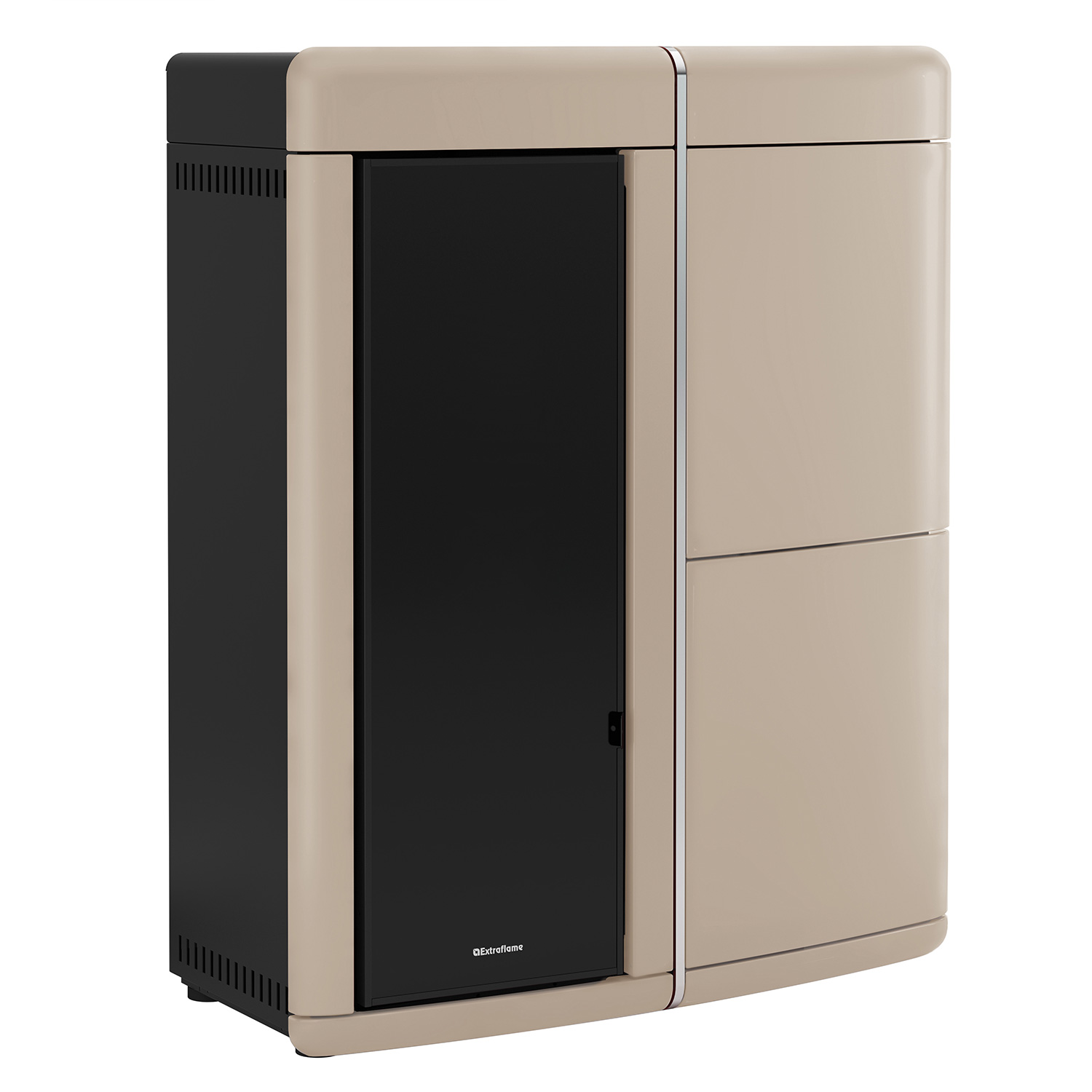 Extraflame EVELYNE IDRO 2.0 - Taupe poêle à granulés bouilleur EVOLUTION LINE