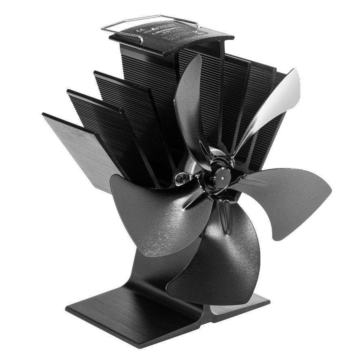 Aduro Kaminofen-Ventilator Schwarz