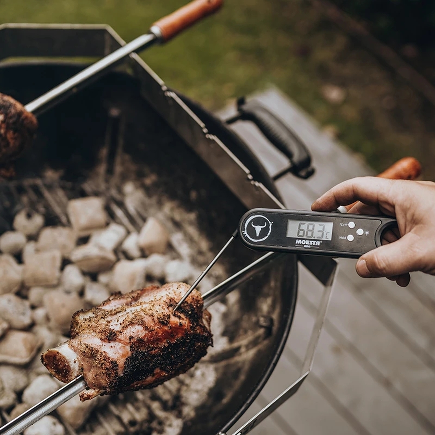 Moesta Thermometer No.2 BBQ-Grillthermometer beleuchtet