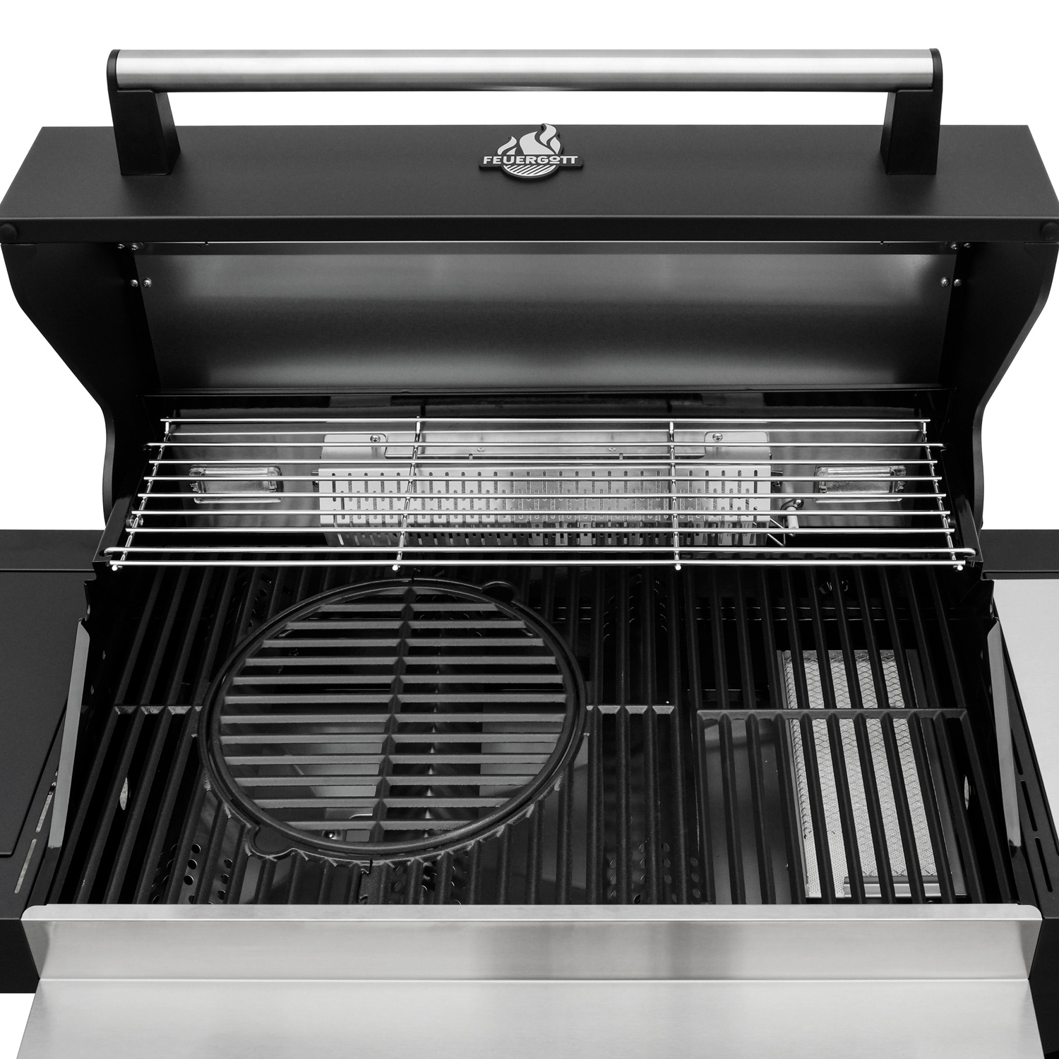Feuergott Gas-Grillstation Hektor 4B-S inkl. Abdeckhaube