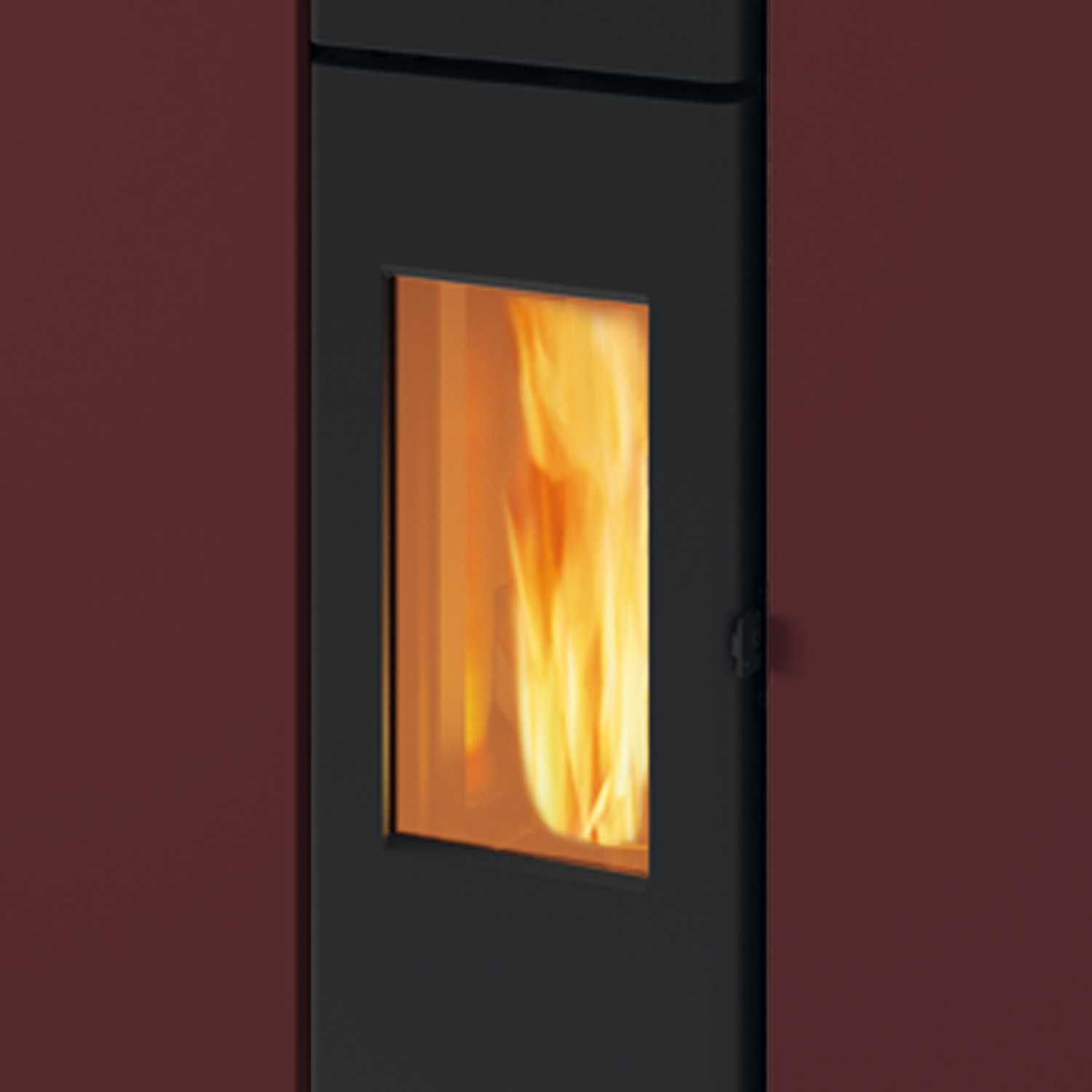 EK63 Cell 80+ Evo Pelletofen Stahl bordeaux