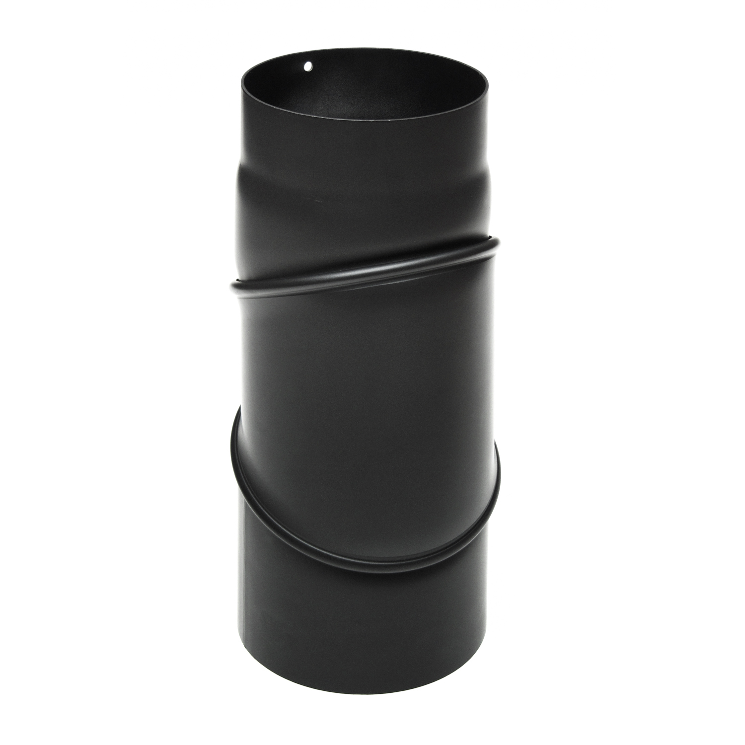 Raik Basic Rauchrohrbogen 150mm schwarz 0-90° ohne Tür für Rauchrohr / Ofenrohr