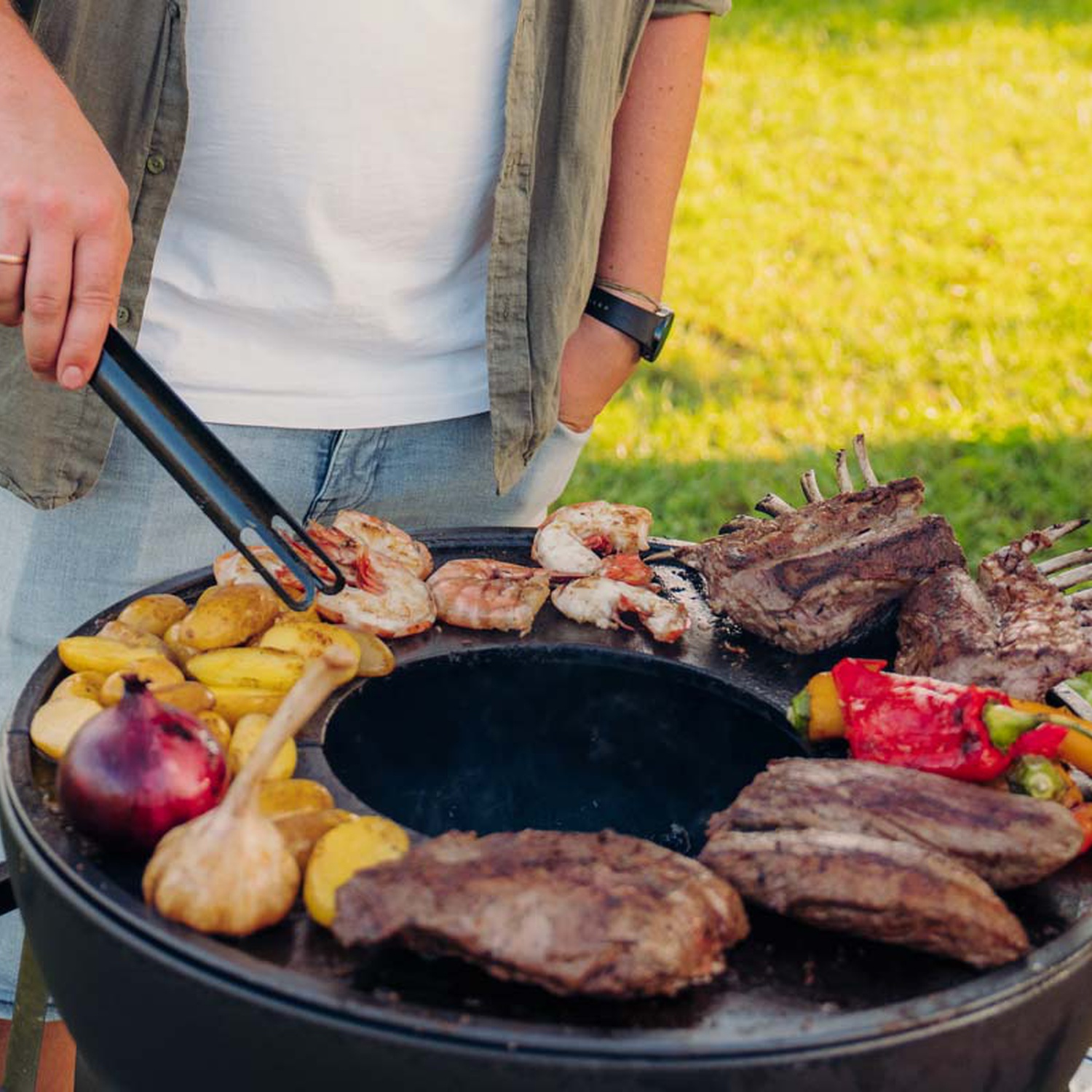 höfats BBQ-Tool-Set schwarz (3-teilig)