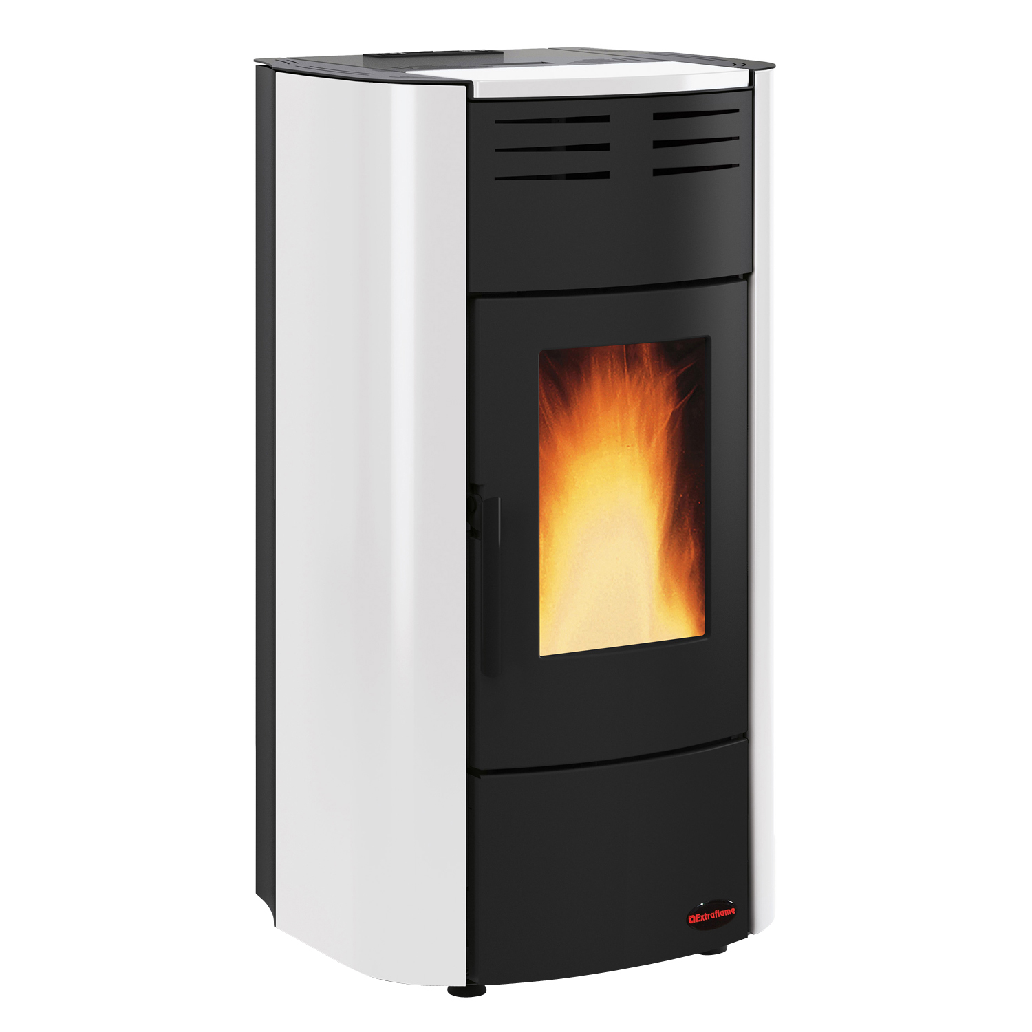 Extraflame RAFFAELLA IDRO H15 5.0.16 - Blanc poêle à granulés bouilleur