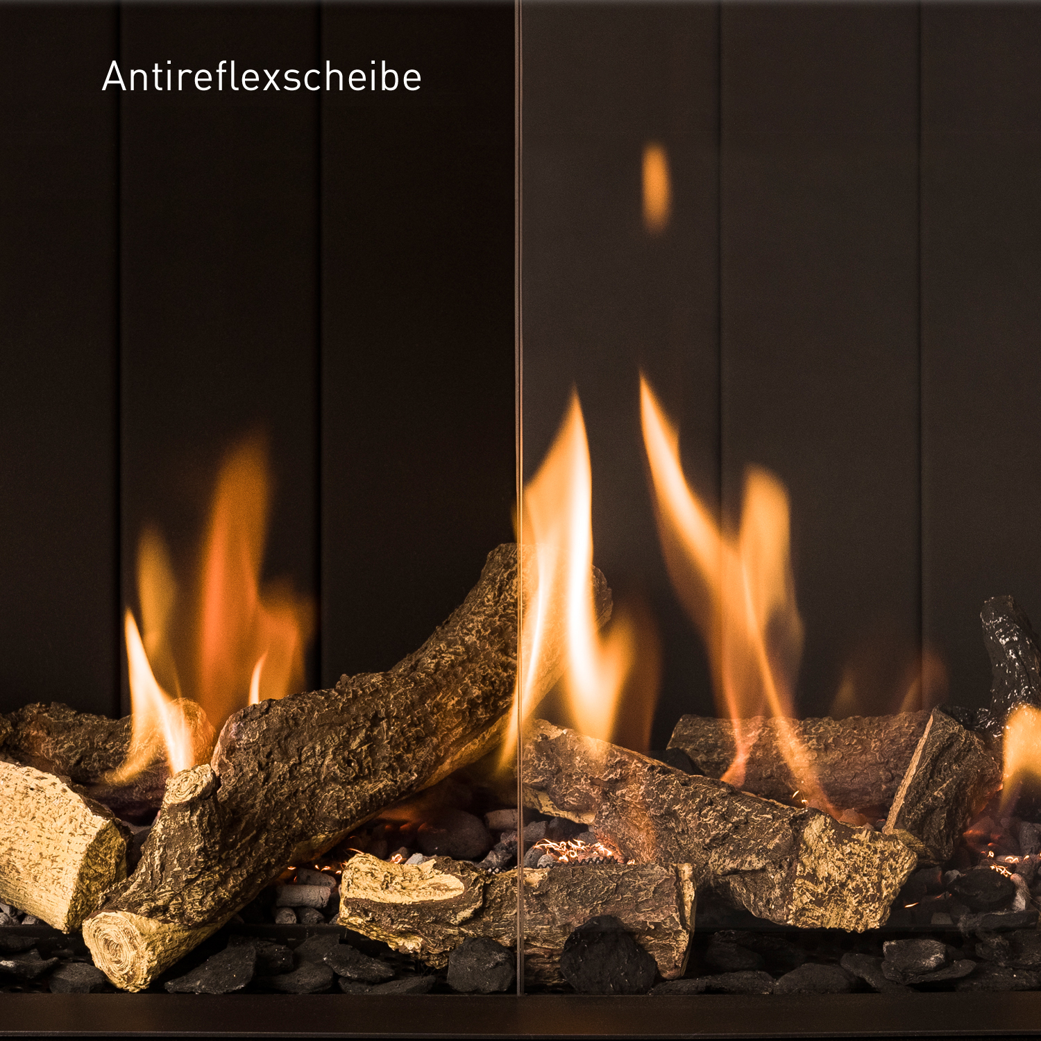 Trimline Fires Trimline 73H Tunnel AR Gas Kamineinsatz G20/G25