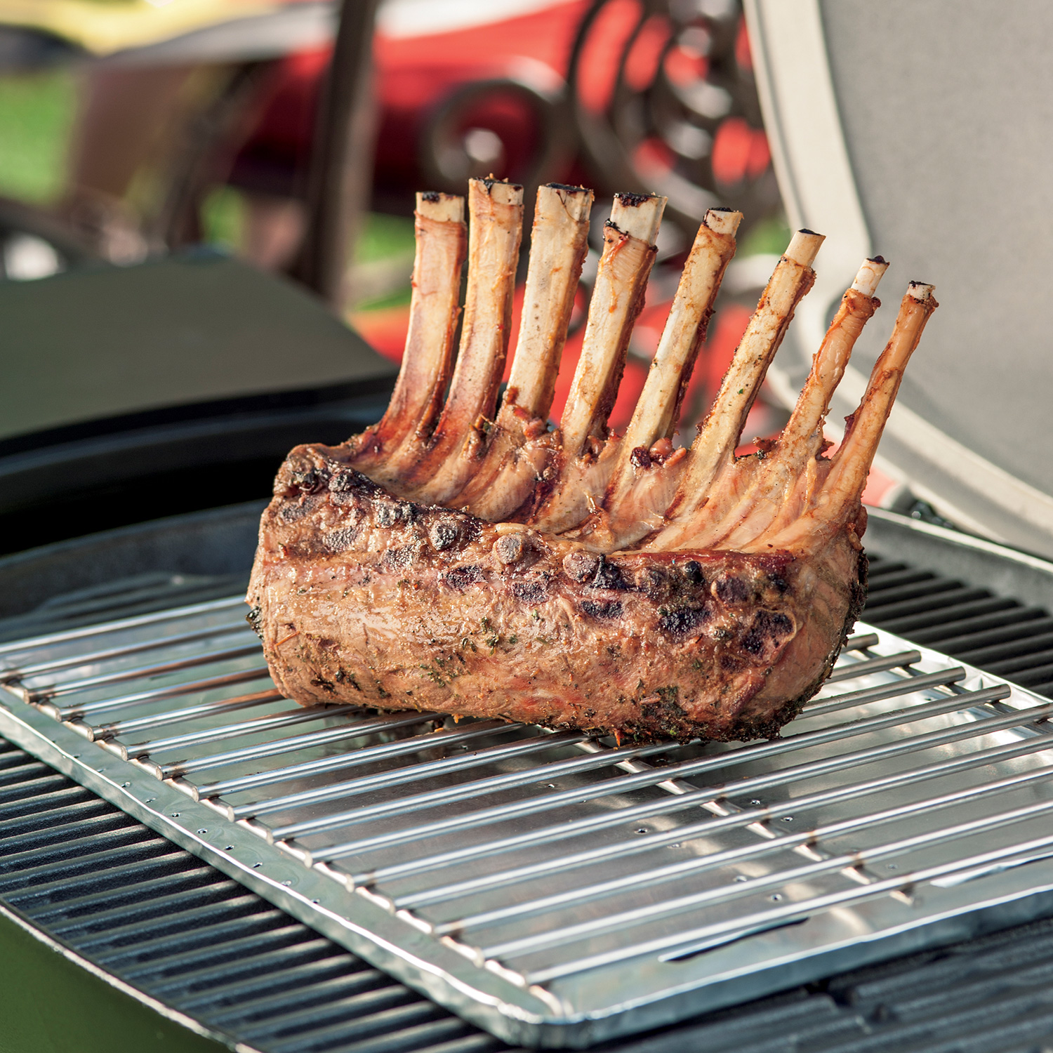 Weber Hitzeschild für Bratenrost groß für Q-Serie, 4 Stück