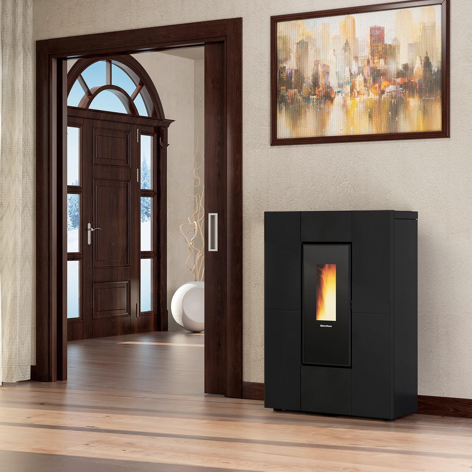 Extraflame MARILENA PLUS 5.0.16 - noir poêle à granulés