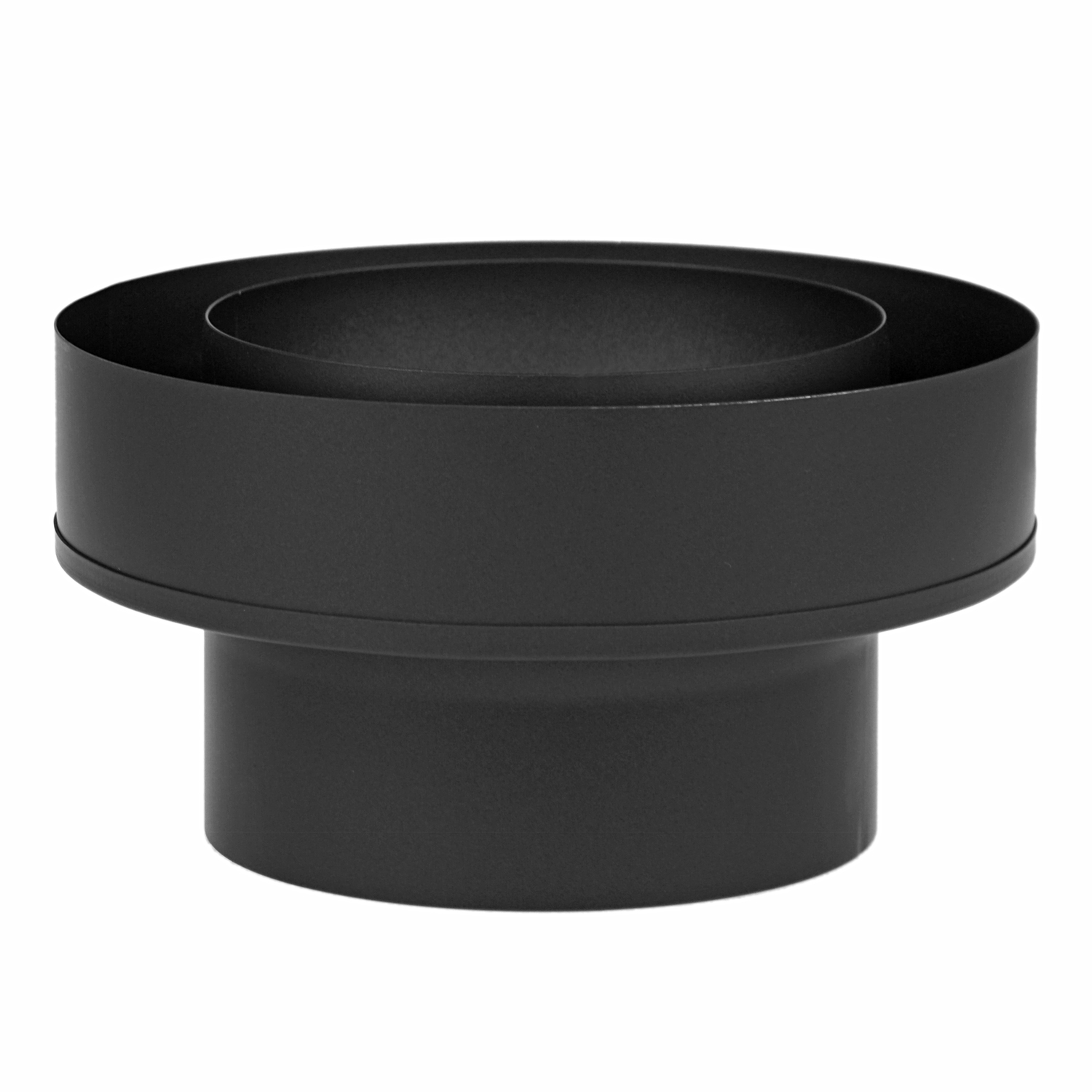 Raik Coltherm Transition 150mm noir double paroi de DW à EW pour tuyau de fumée / conduit de fumée
