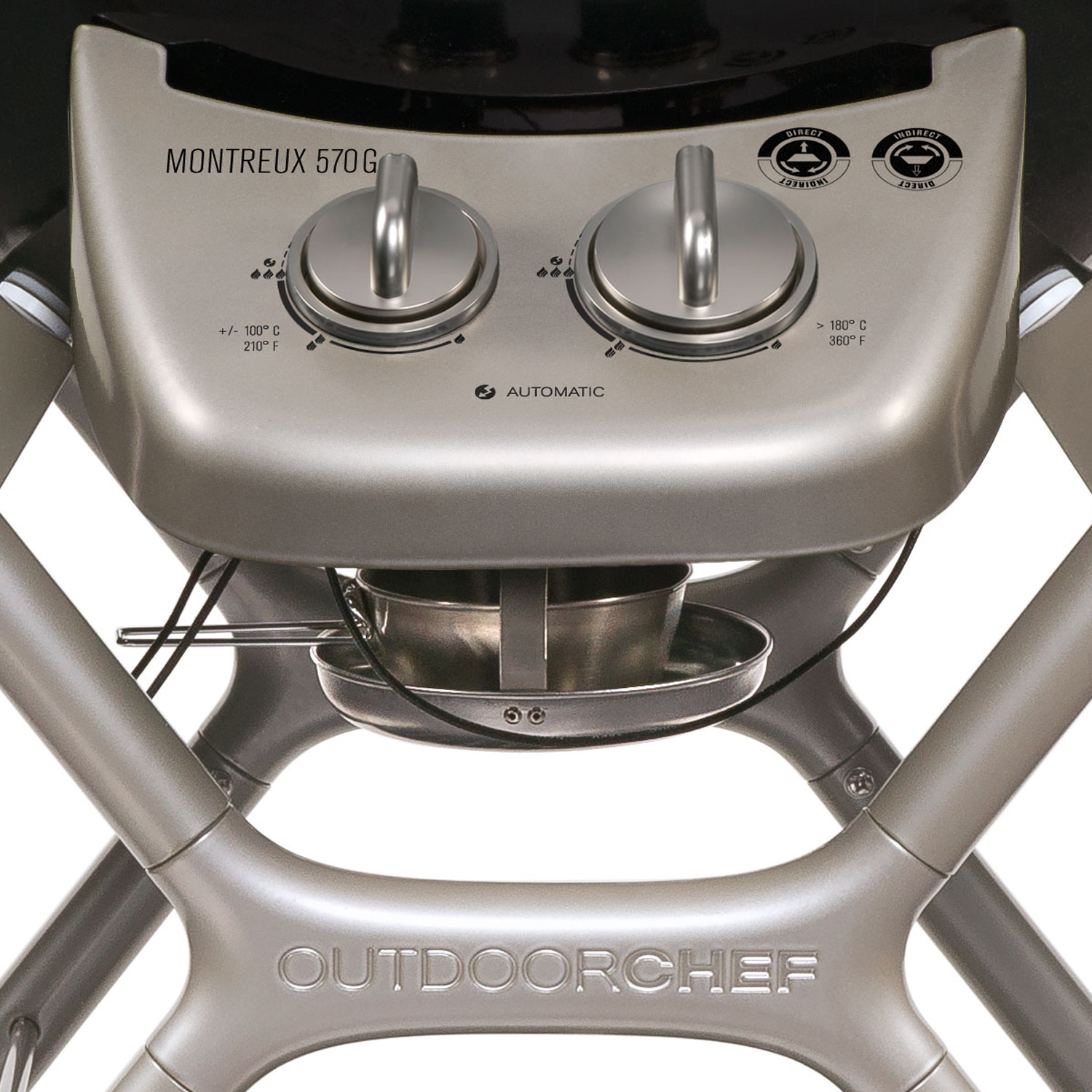 Outdoorchef Montreux 570 G Granit inkl. Feuergott Grillhandschuh