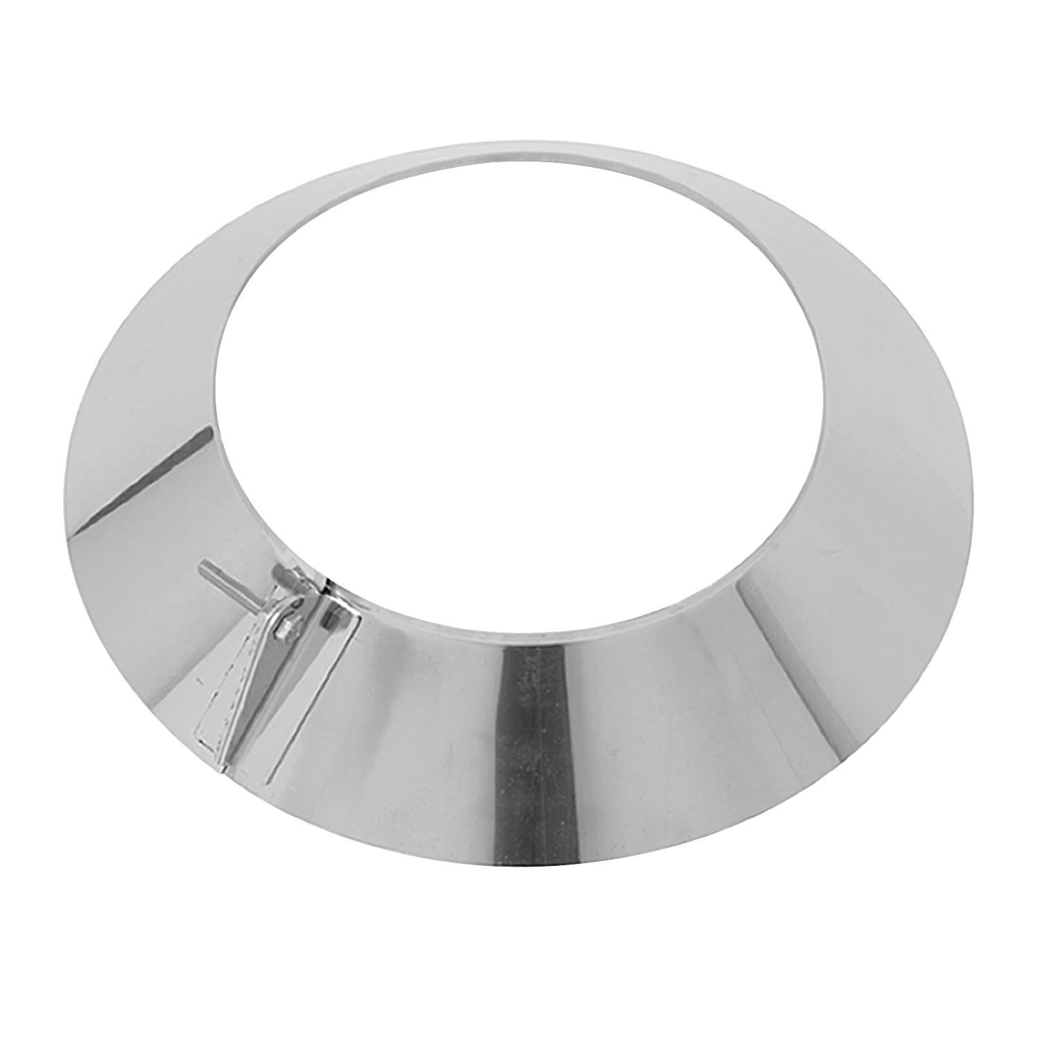 Opsinox conduit de cheminée en acier inoxydable 250mm collerette anti-pluie/rosace murale RST