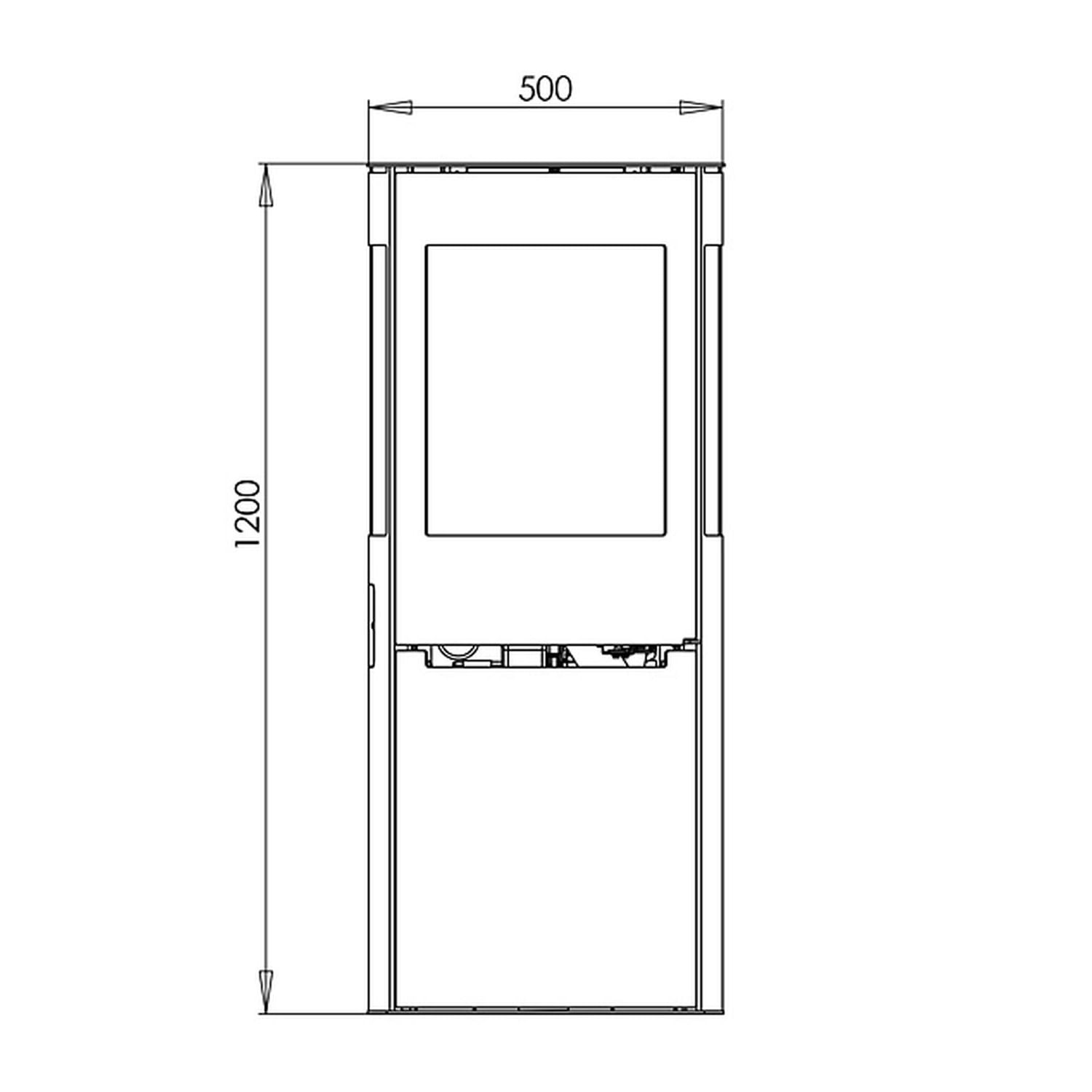 Aduro P5 Pelletofen Schwarz