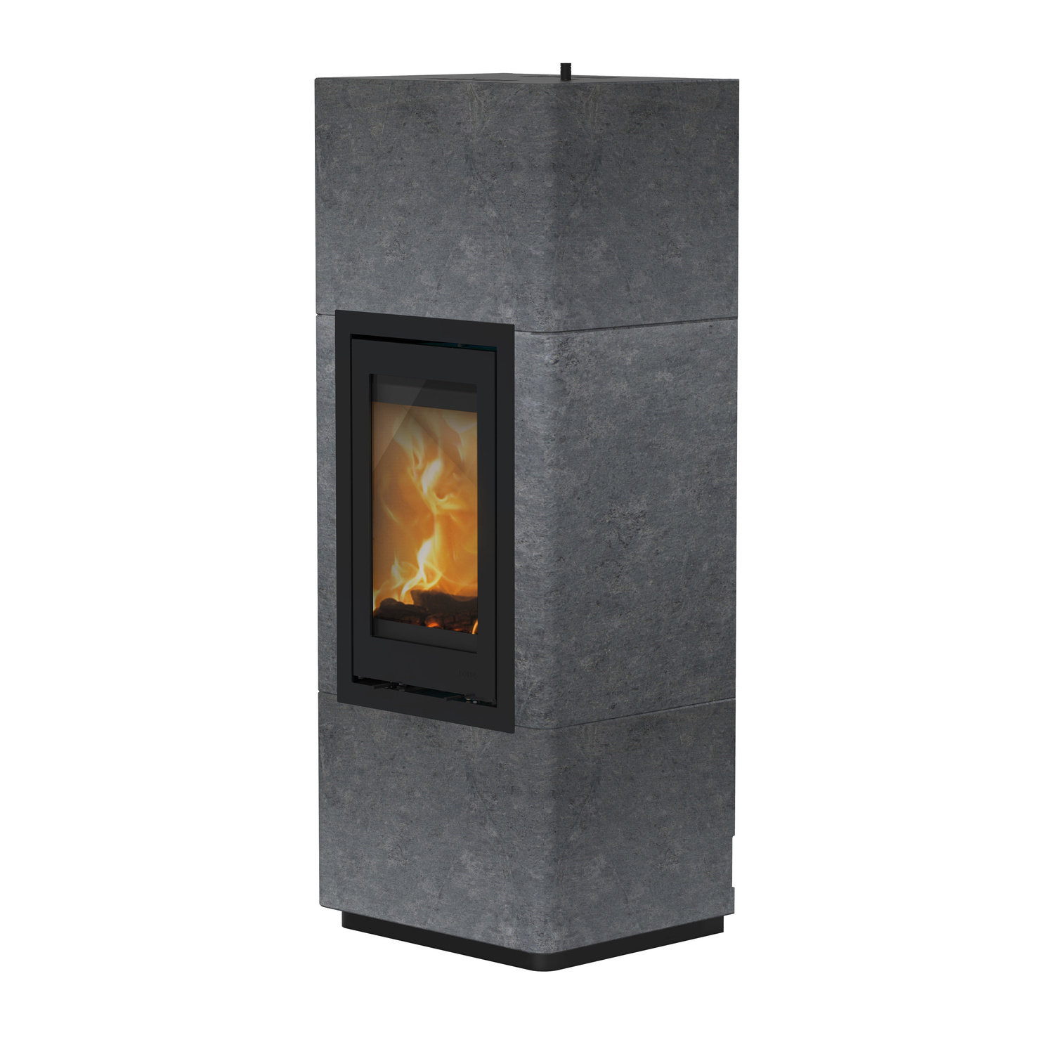 Lotus Beto 700M Kaminofen, Beton, Türanschlag links, Topplatte schwarz