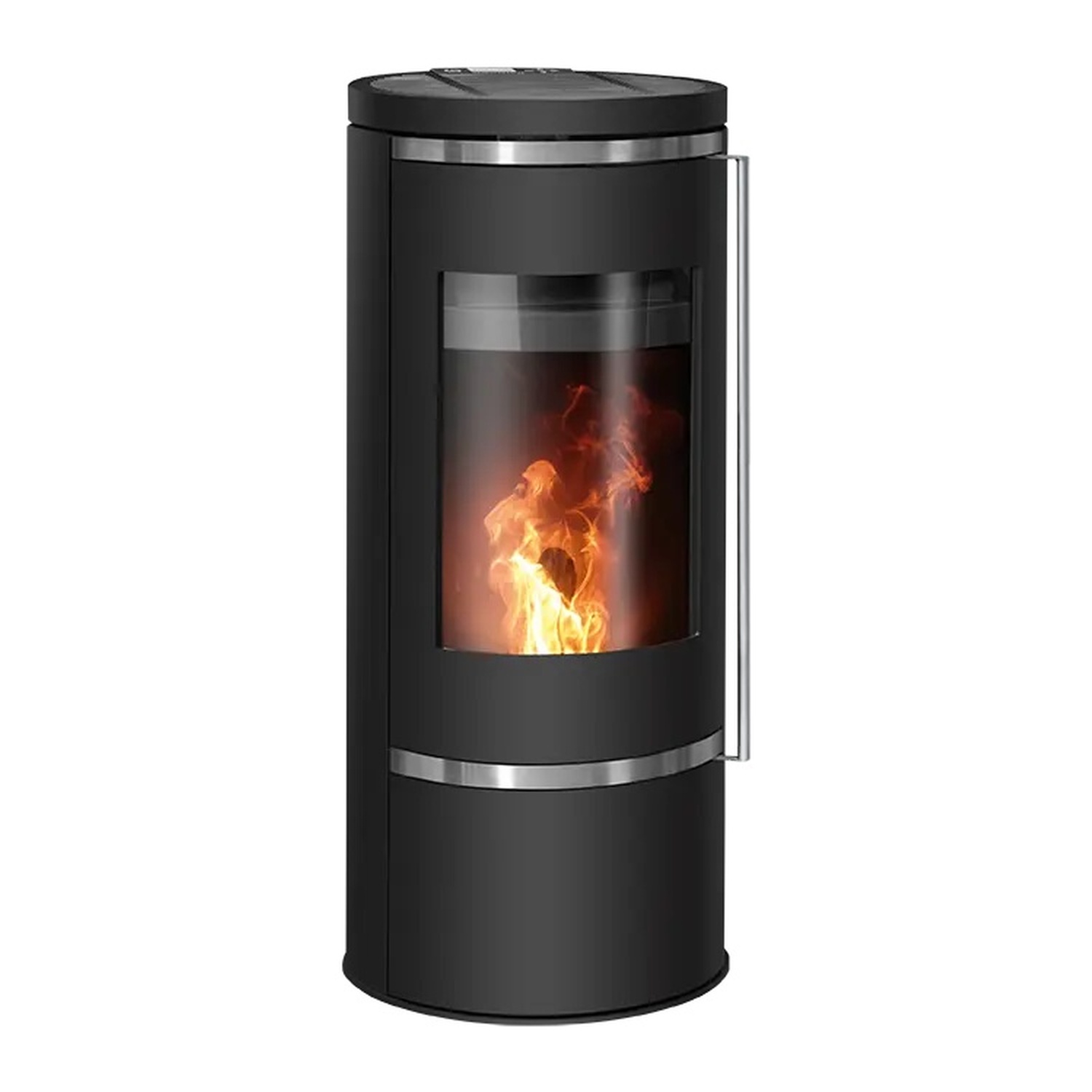 Oranier Carus Aqua Next wasserführender Pelletofen 10 kW Stahl Schwarz