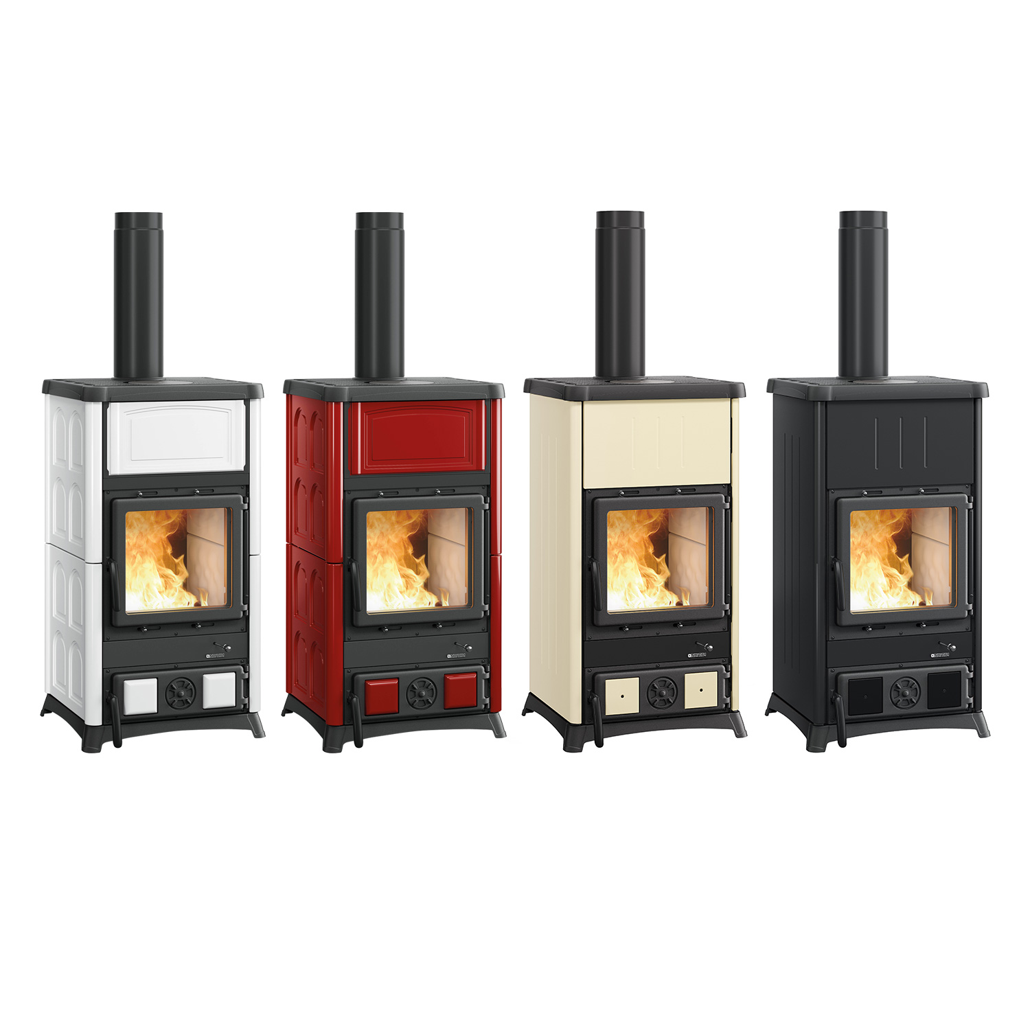 La Nordica Concita 2.0 Poêle à bois Majolique Blanc Infinity