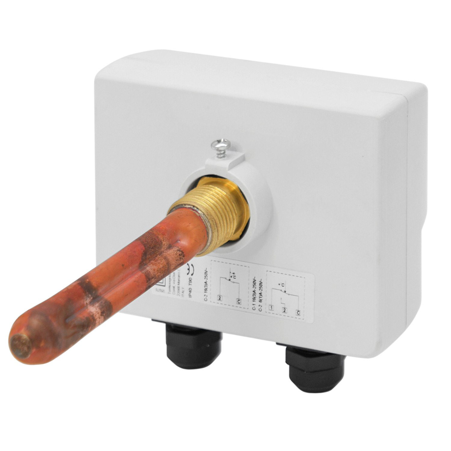 Résistance de chauffage à visser / Cartouche chauffante ESH 2.00 - 2 kW - 245 mm incl. thermostat