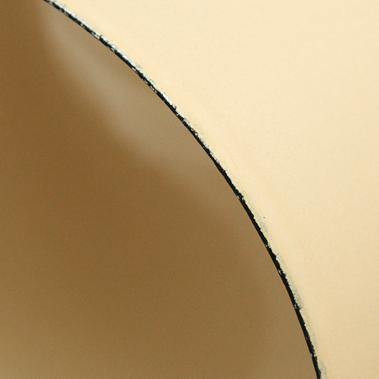 Coude de conduit de fumée / Coude de tuyau de poêle émaillé 150 mm - Coude à 90° nervuré ivoire avec ouverture de nettoyage
