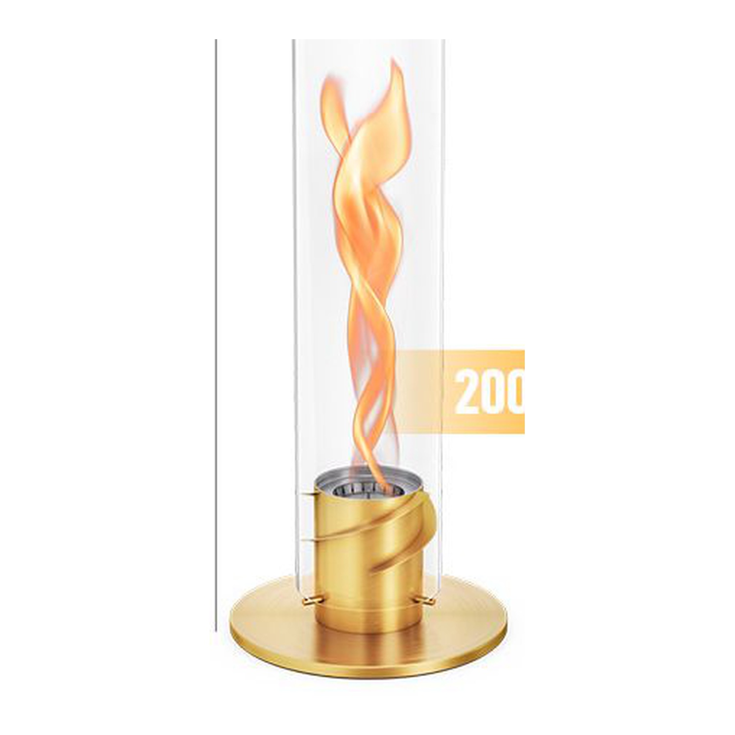 höfats SPIN 1200 Tischfeuer gold