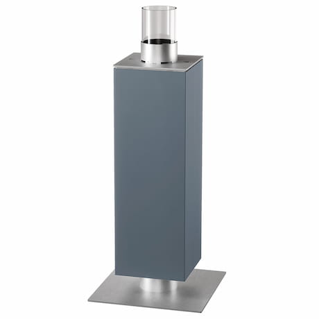 Feuersäule in Anthrazit für die Terrasse oder den Garten