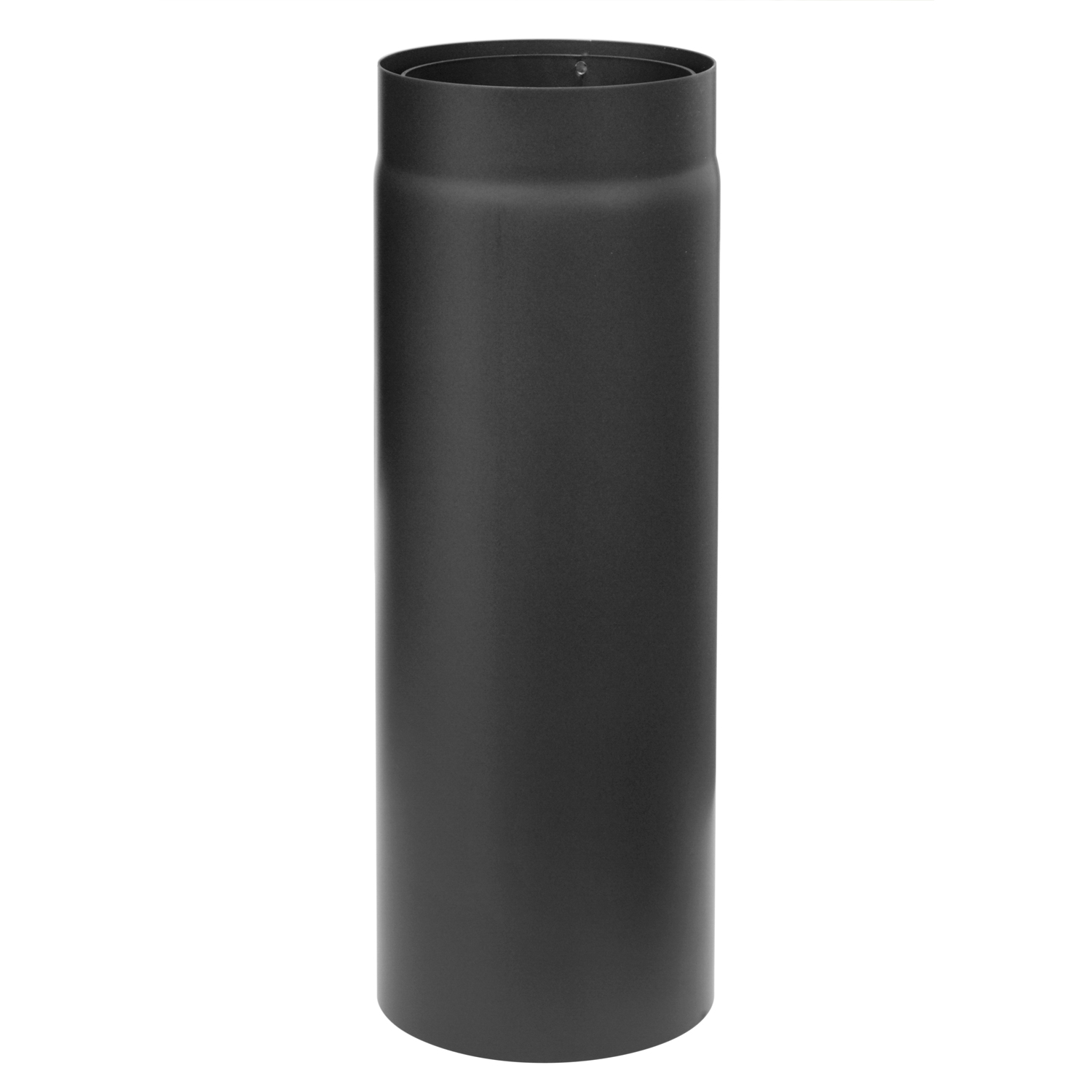 Raik Izoker élément de longueur 150mm noir double paroi L: 500mm pour tuyau de fumée / conduit de fumée