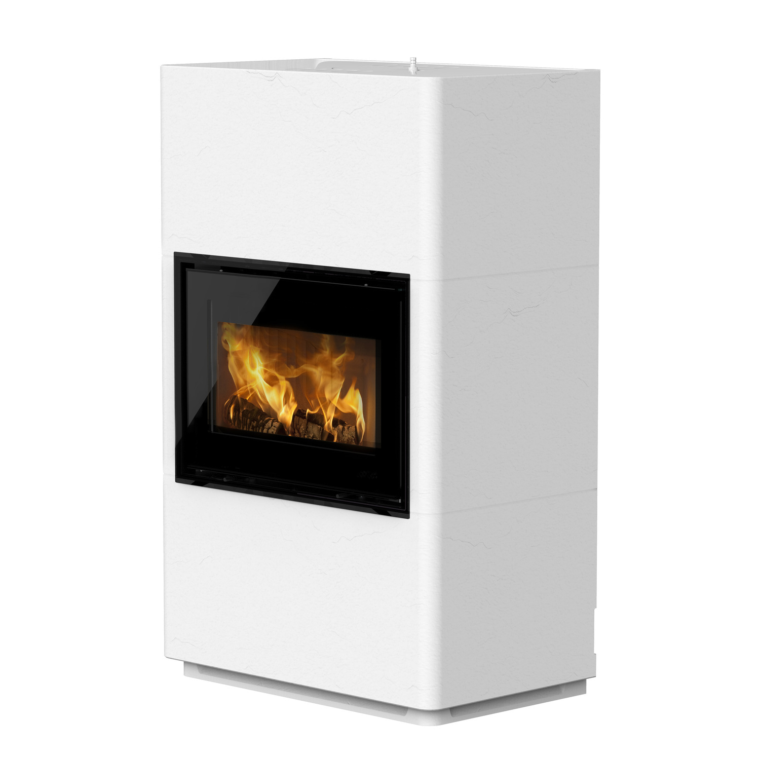 Lotus Beto 470 Kaminofen, Beton, Magic-Tür, Türanschlag links, Topplatte schwarz