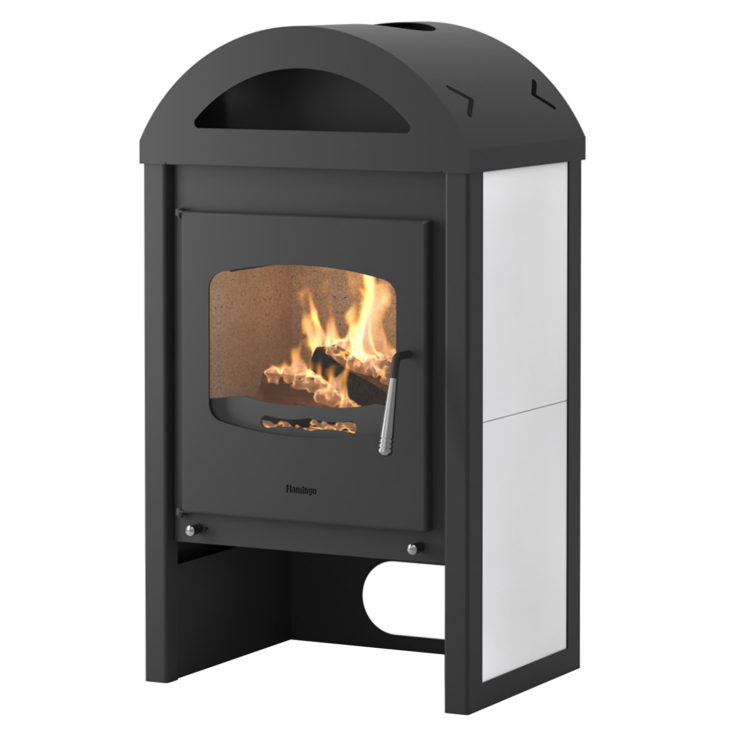Poêle à bois HS Flamingo MELAND Blanc
