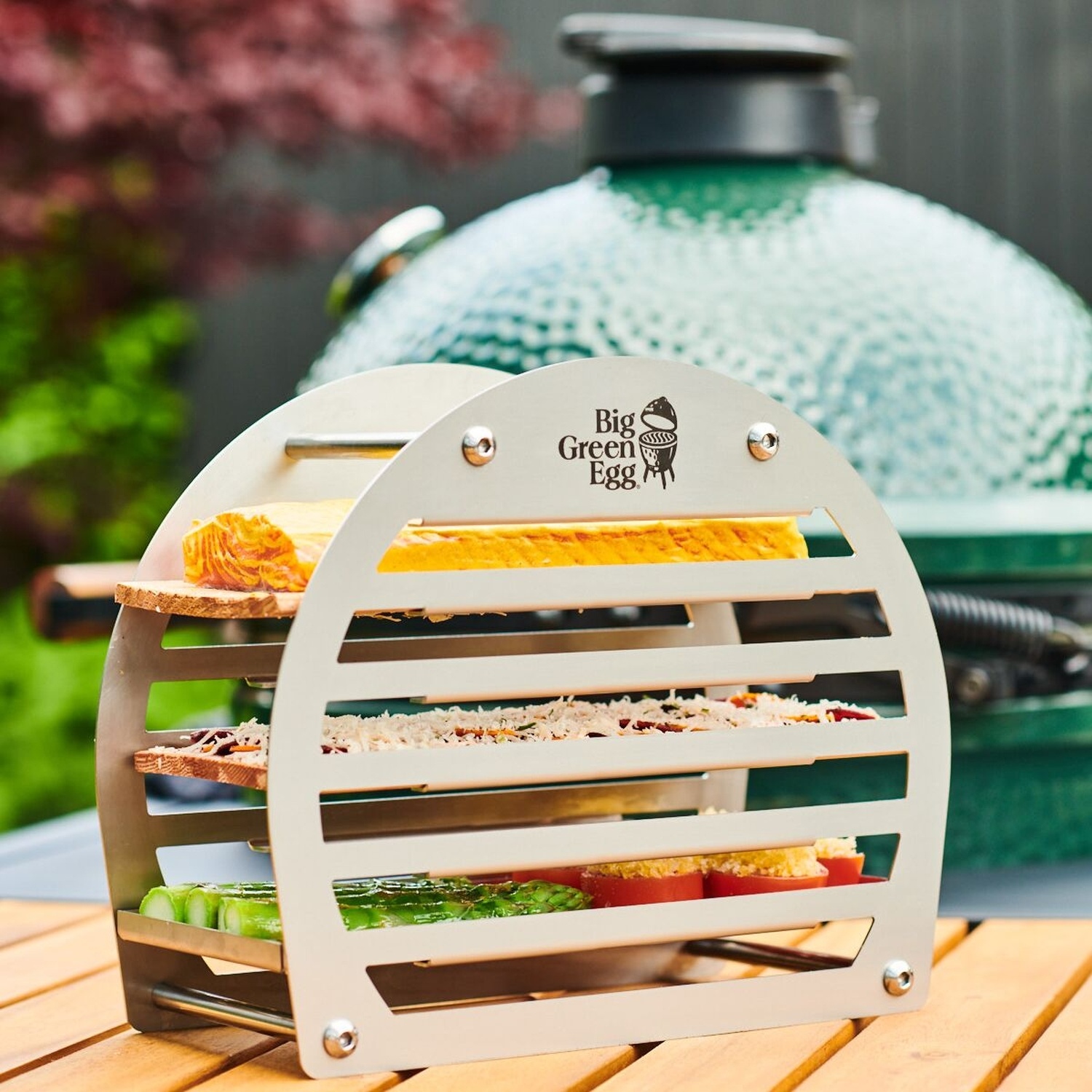 Big Green Egg Räucherturm