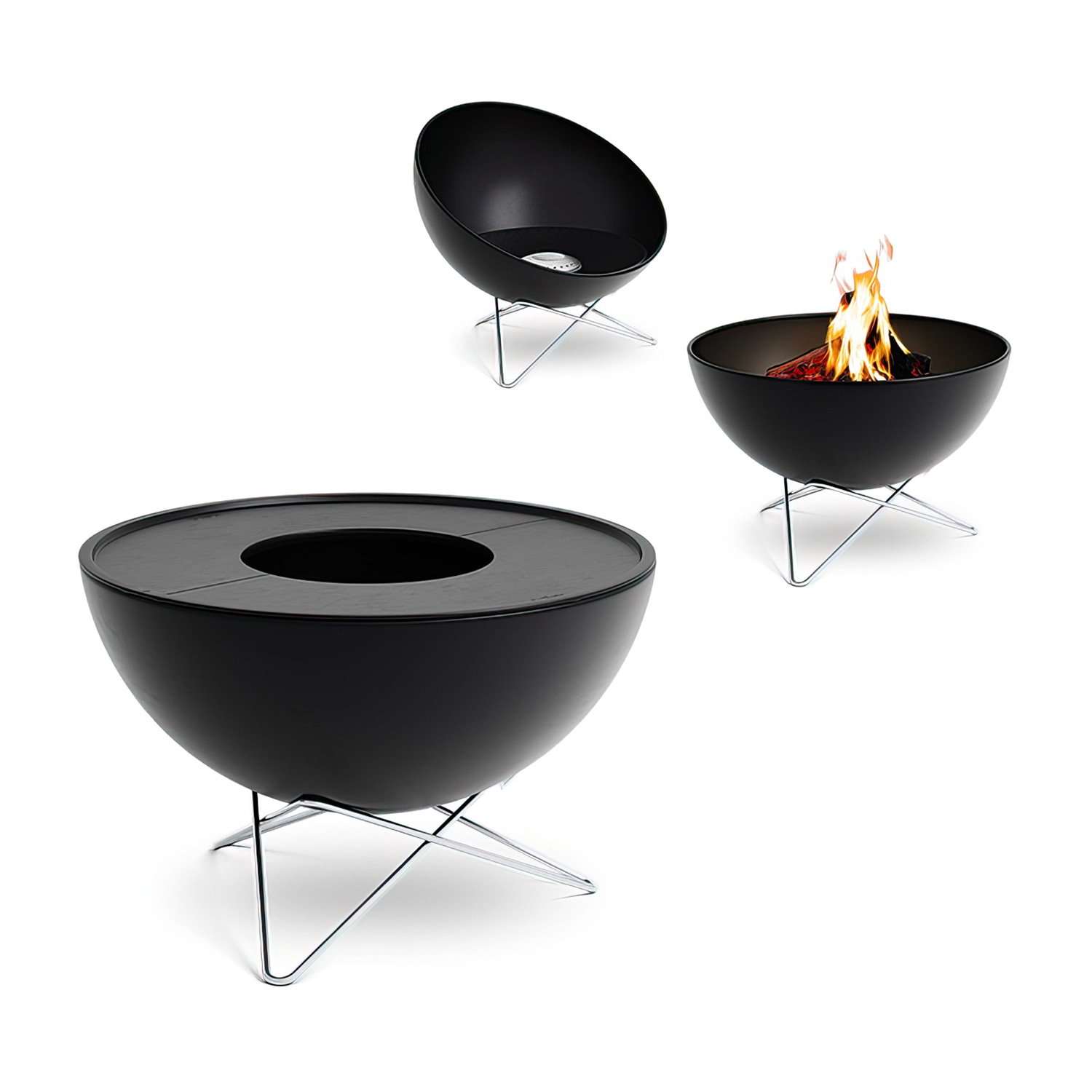 höfats BOWL 70 Plancha-Grillset Tief