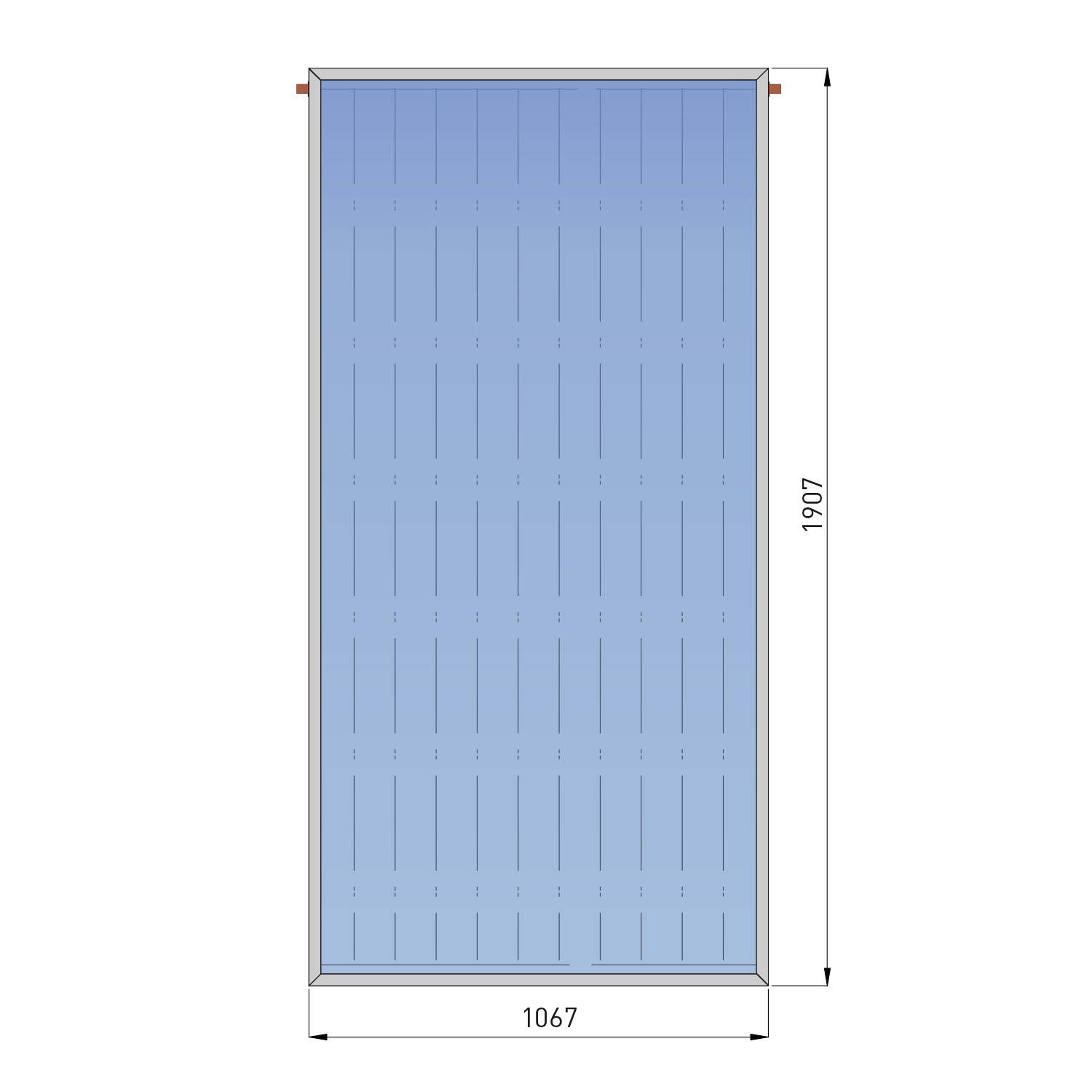 Sunex Collecteur Solaire Plat AMX 2.0
