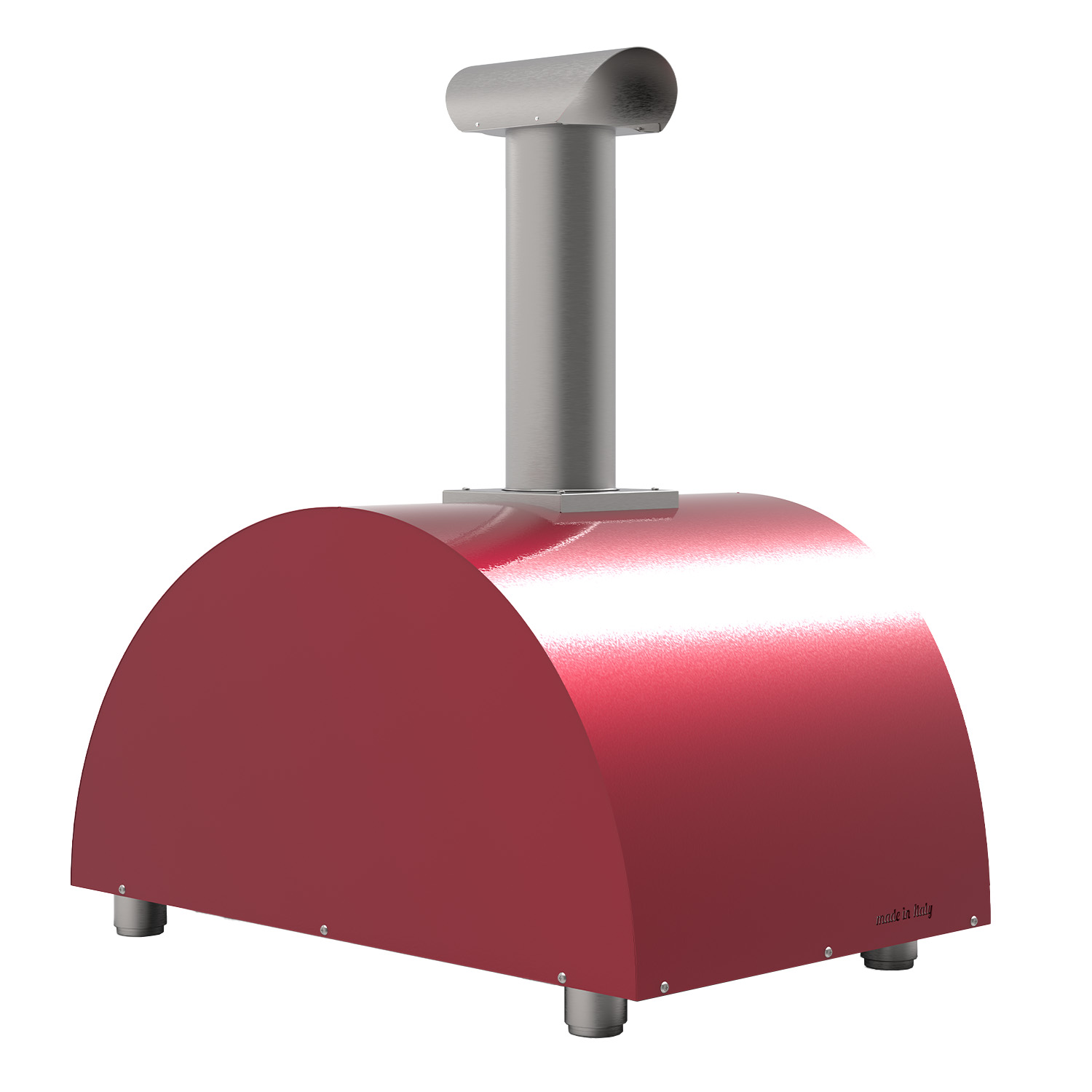 Alfa Moderno 2 Pizze Pizzaofen Holz Antik Rot