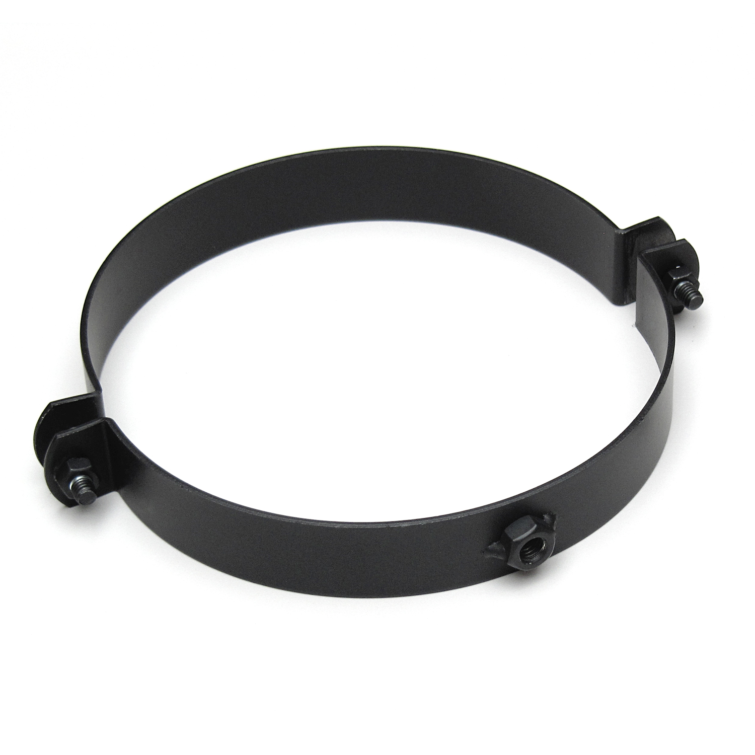 Raik Basic collier de serrage 130mm noir pour tuyau de fumée / conduit de fumée