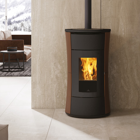 Pelletofen Edilkamin Cherie 9 EVO Stahl Bronze im Kamin-Shop von kamdi24