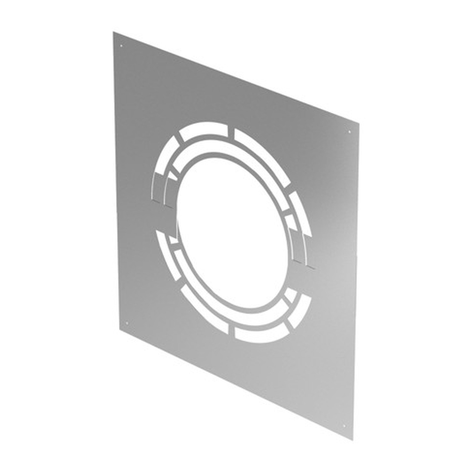 Schiedel cache de finition pour ventilation arrière 30-45° Ø150 mm brillant