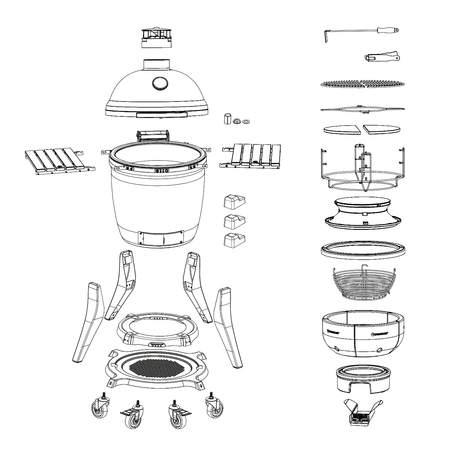 Kamado Joe Classic Joe Serie III Keramikgrill