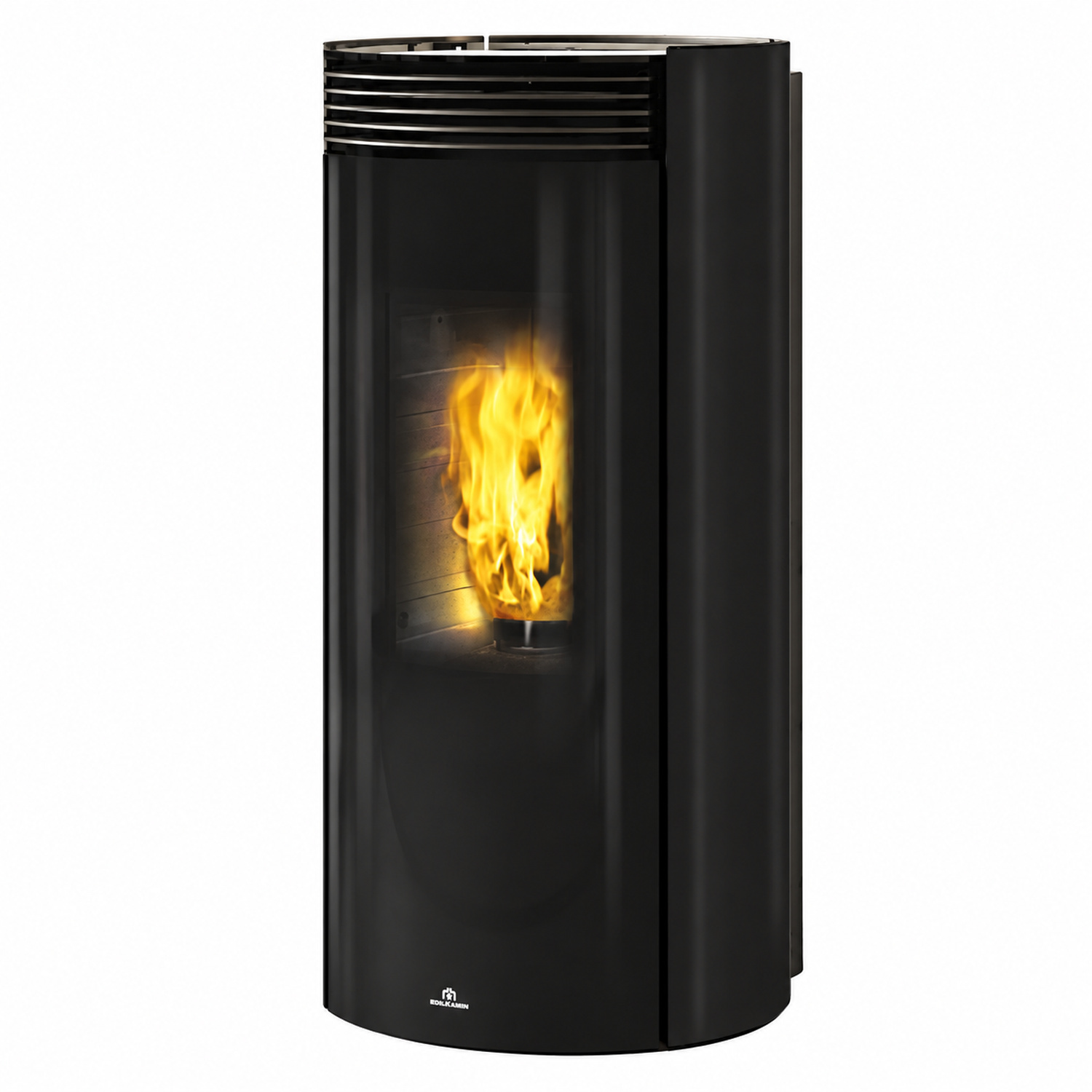 Poêle à granulés Edilkamin LIBRA 13++ INT raccord arrière habillage acier noir