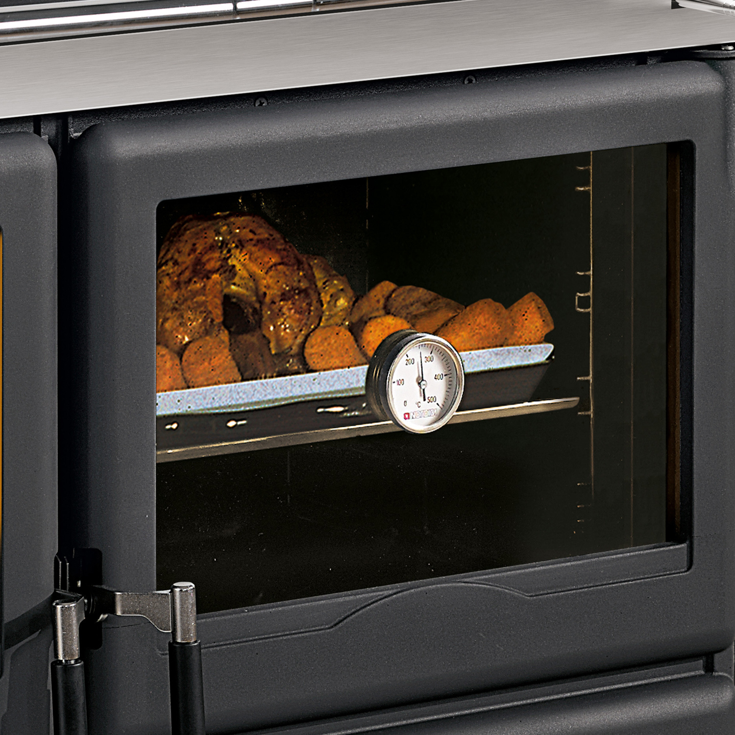 La Nordica Rosa XXL 16 cuisinière à bois pierre naturelle