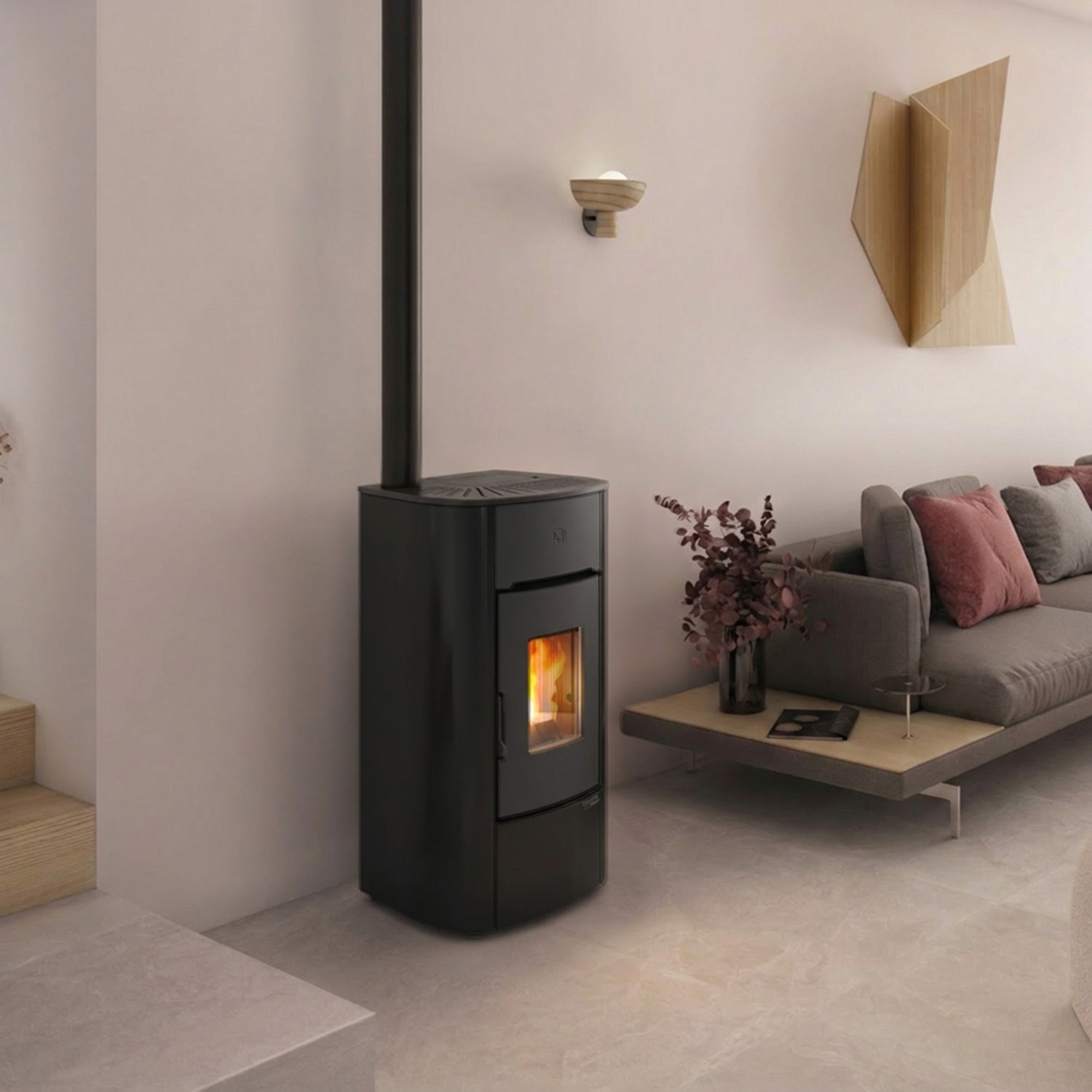 Extraflame Mariella AD Pelletofen Traditional Line schwarz