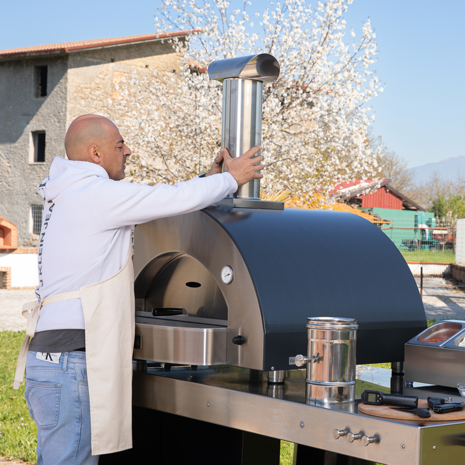 Alfa Low & Slow Kit 5 Pizze - Legna (Moderno)