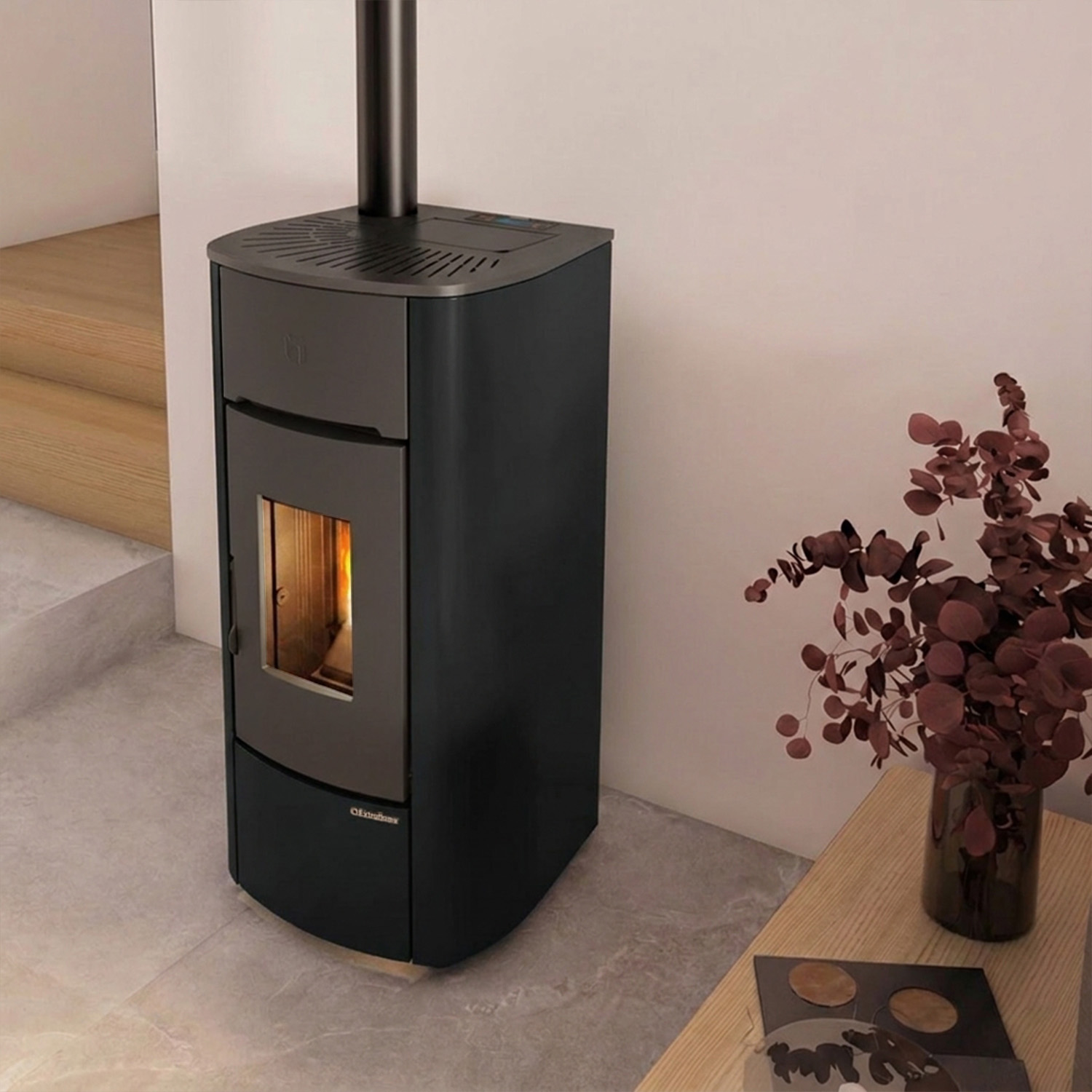 Extraflame Mariella AD Pelletofen Traditional Line schwarz