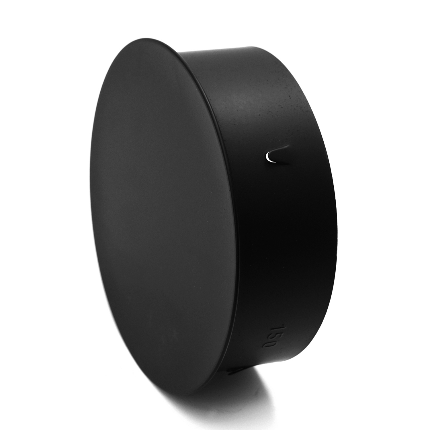 Raik Basic Blindkappe 150mm schwarz für Rauchrohr / Ofenrohr