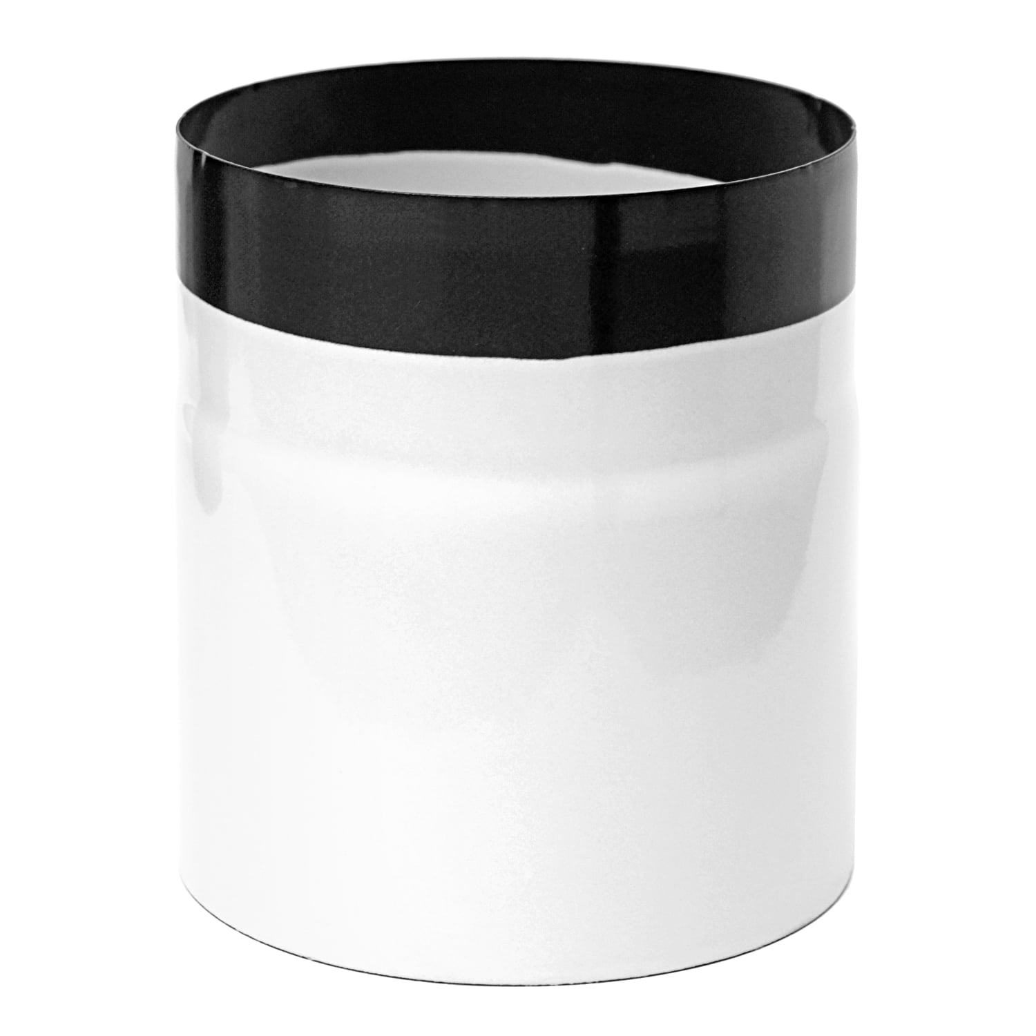 Tuyau de fumée / Tuyau de poêle émaillé 120 mm - 150 mm blanc