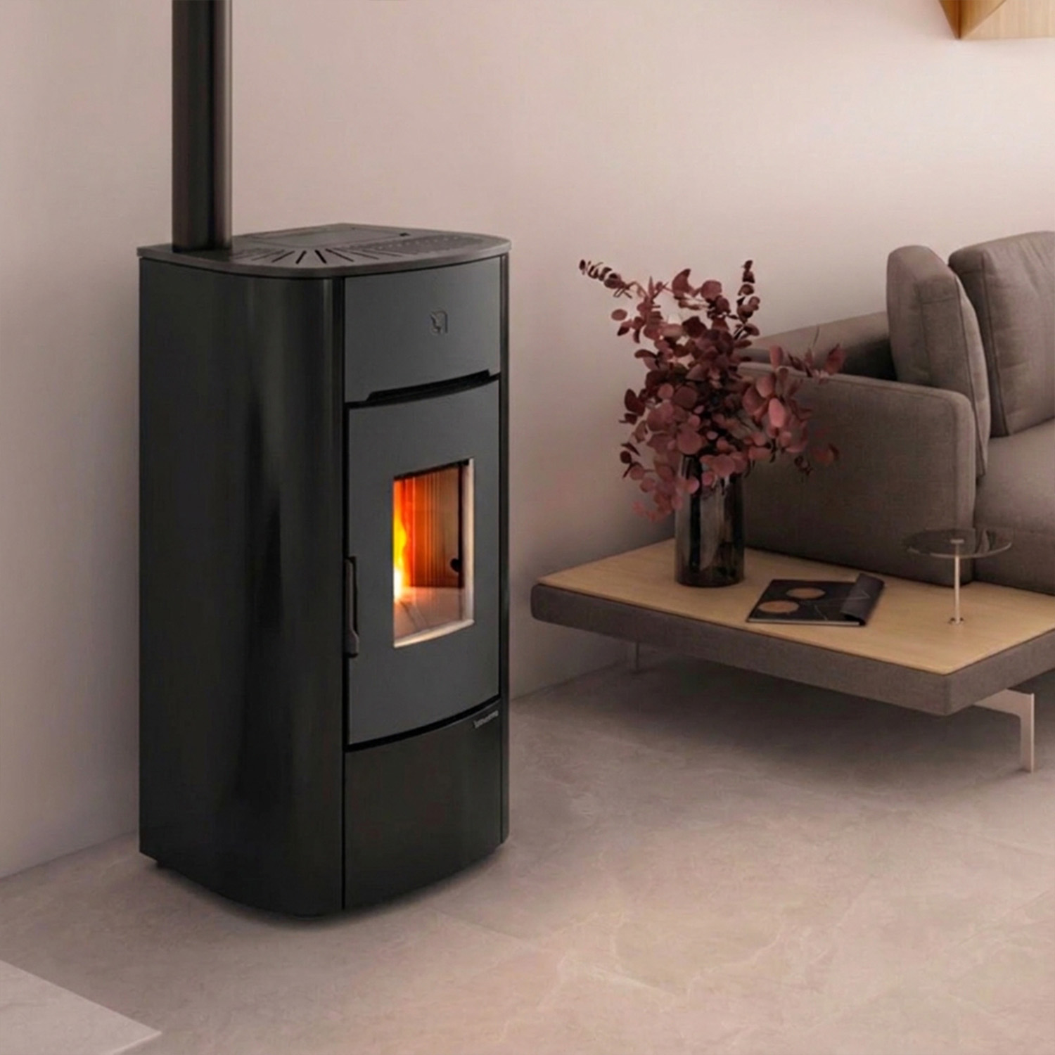 Extraflame Mariella AD Pelletofen Traditional Line schwarz