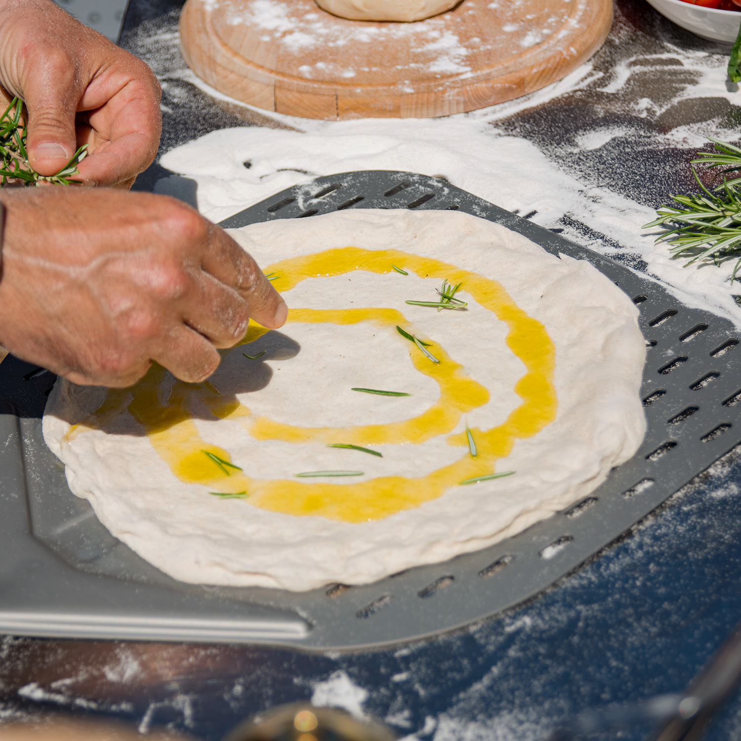 Alfa Pizzaschaufel perforiert 12