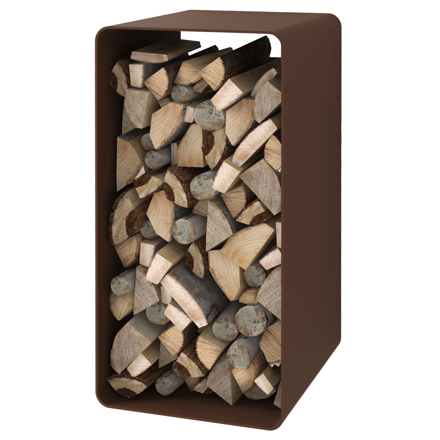 HS Flamingo Deluxe 1 Holzregal Braun