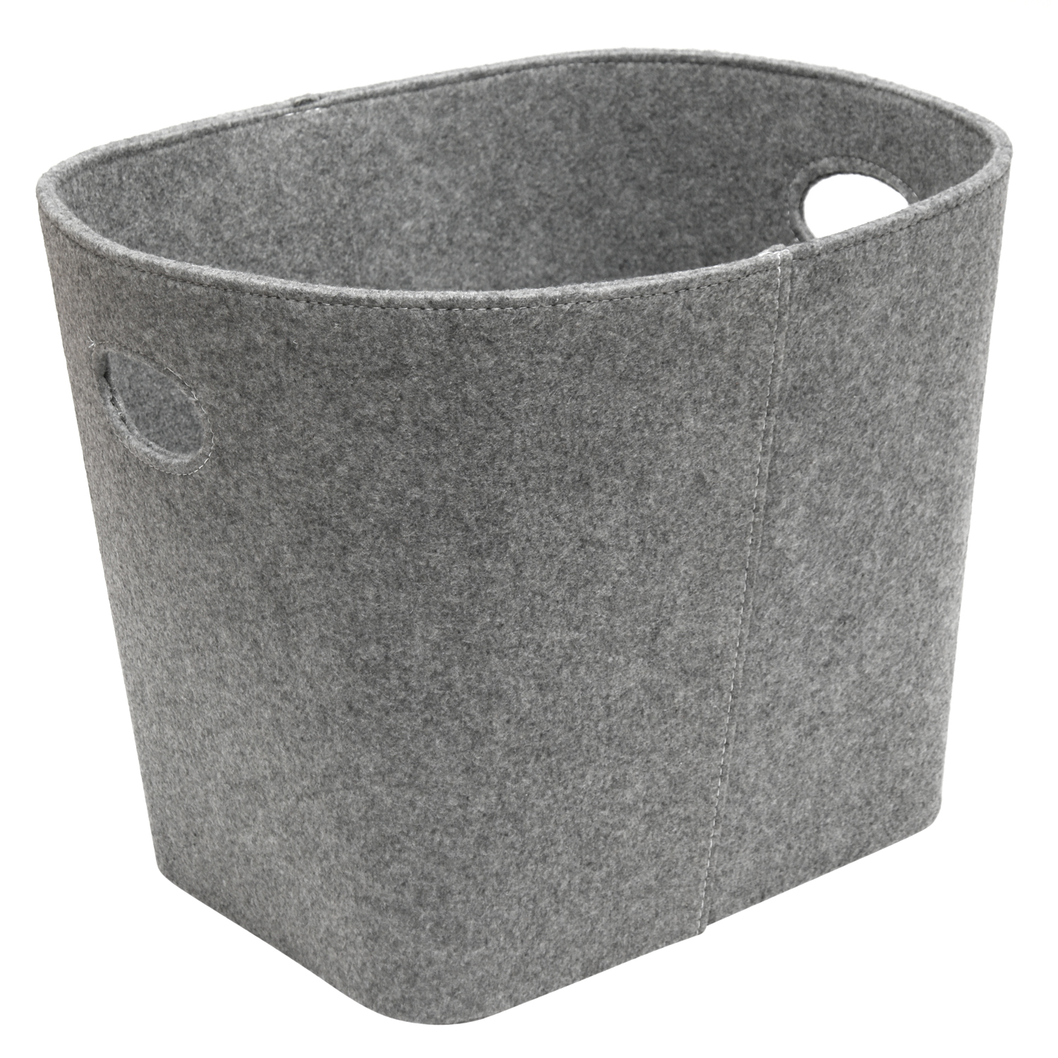 Raik panier en feutre, gris clair, grand