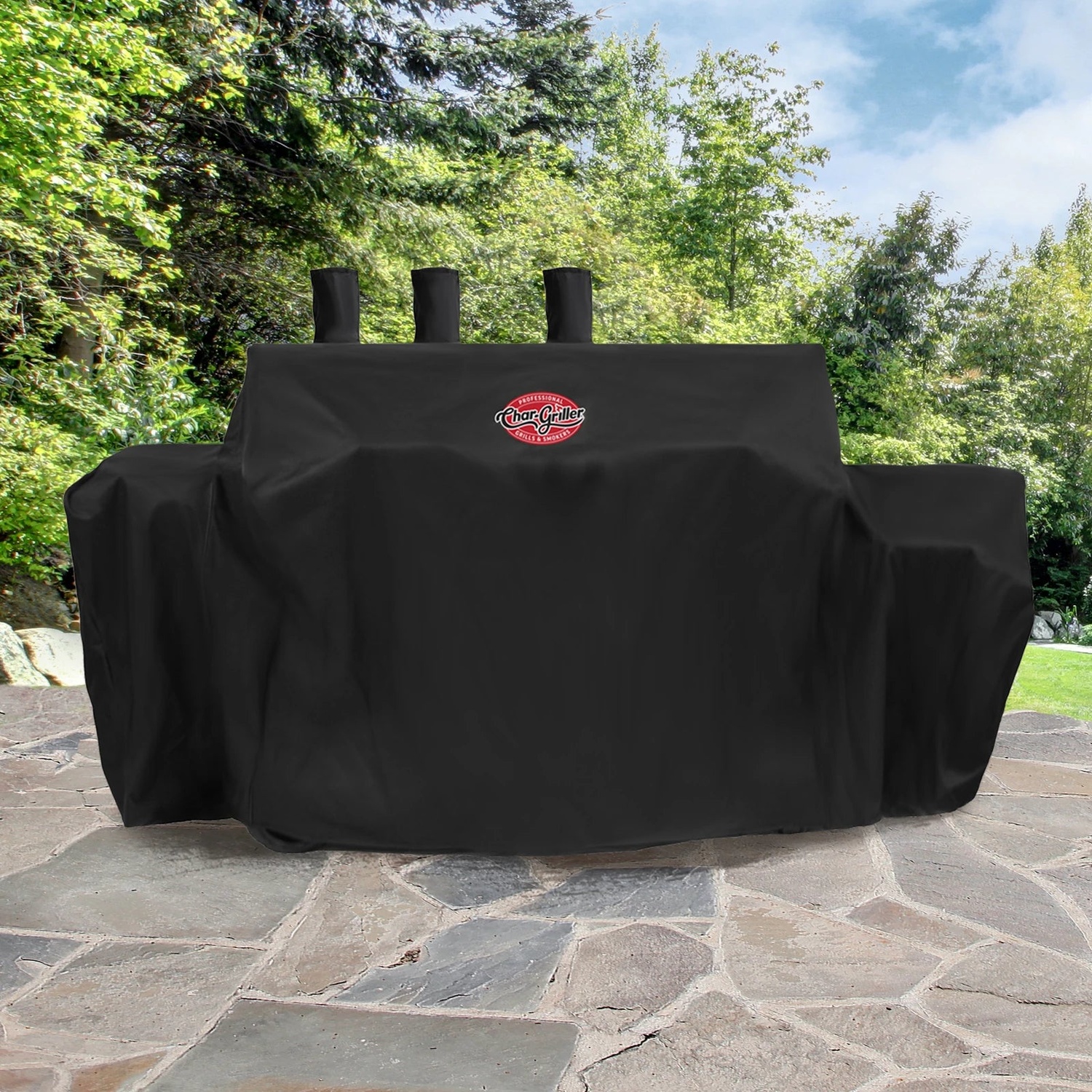 Char-Griller Abdeckhaube für Double Play Gas- & Holzkohle-Grill
